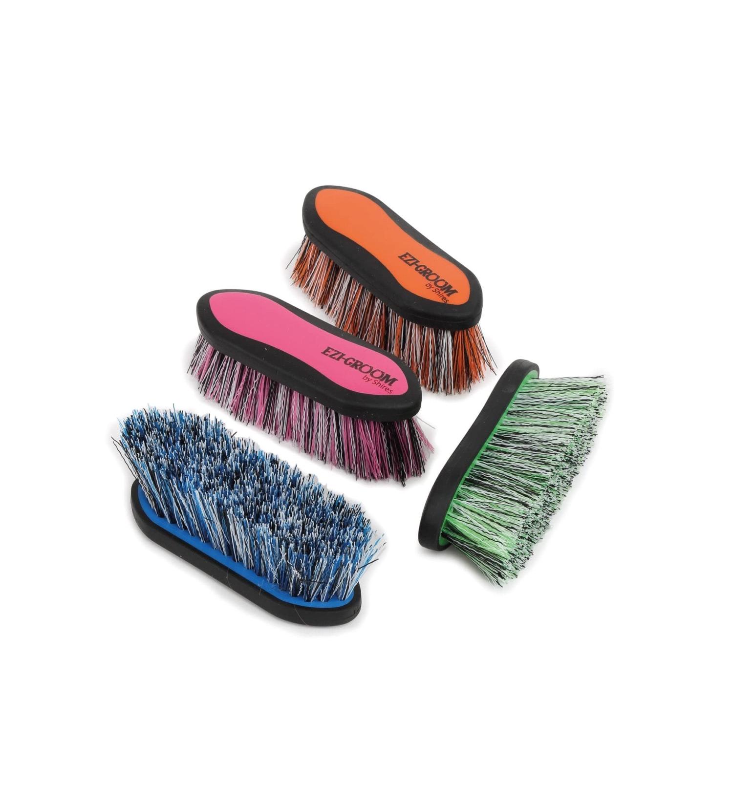 Shires 1482 Ezi-Groom Large 2-Tone Dandy Brush: Lime Green - Buy Online on GoSupps.com