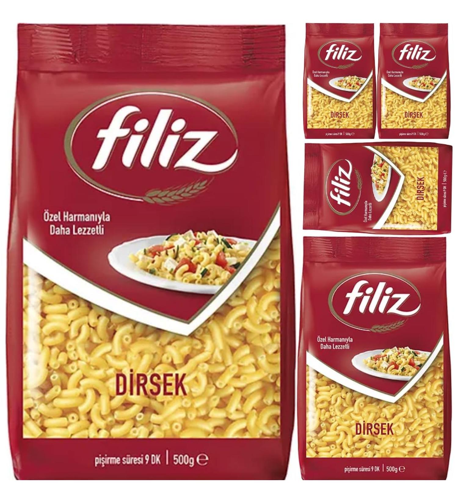 Filiz Pasta Elbow 500 Gram x 5 Packs - Buy Online on GoSupps.com