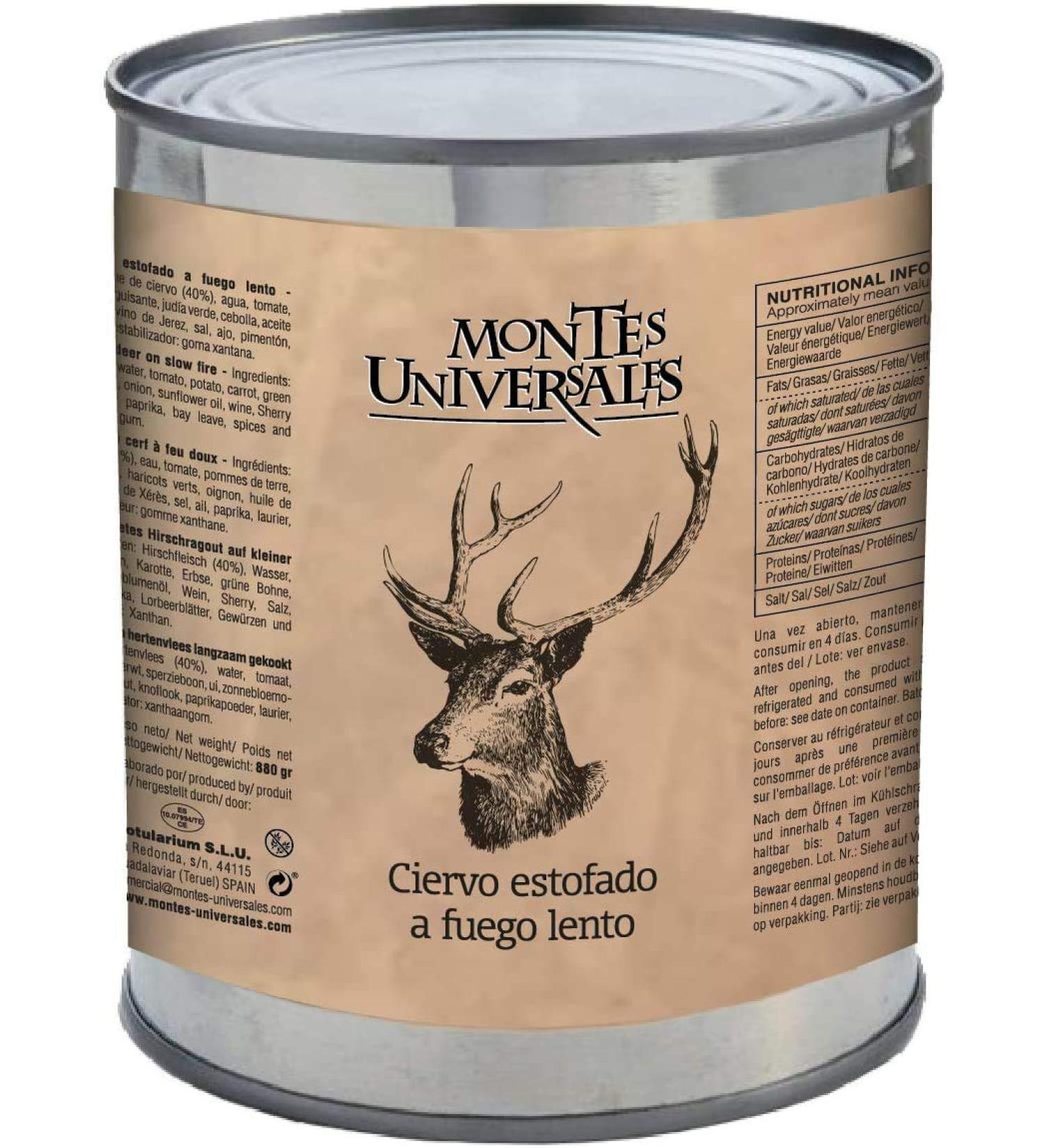 Montes Universales Slow-Fired Venison Stew 880 g
