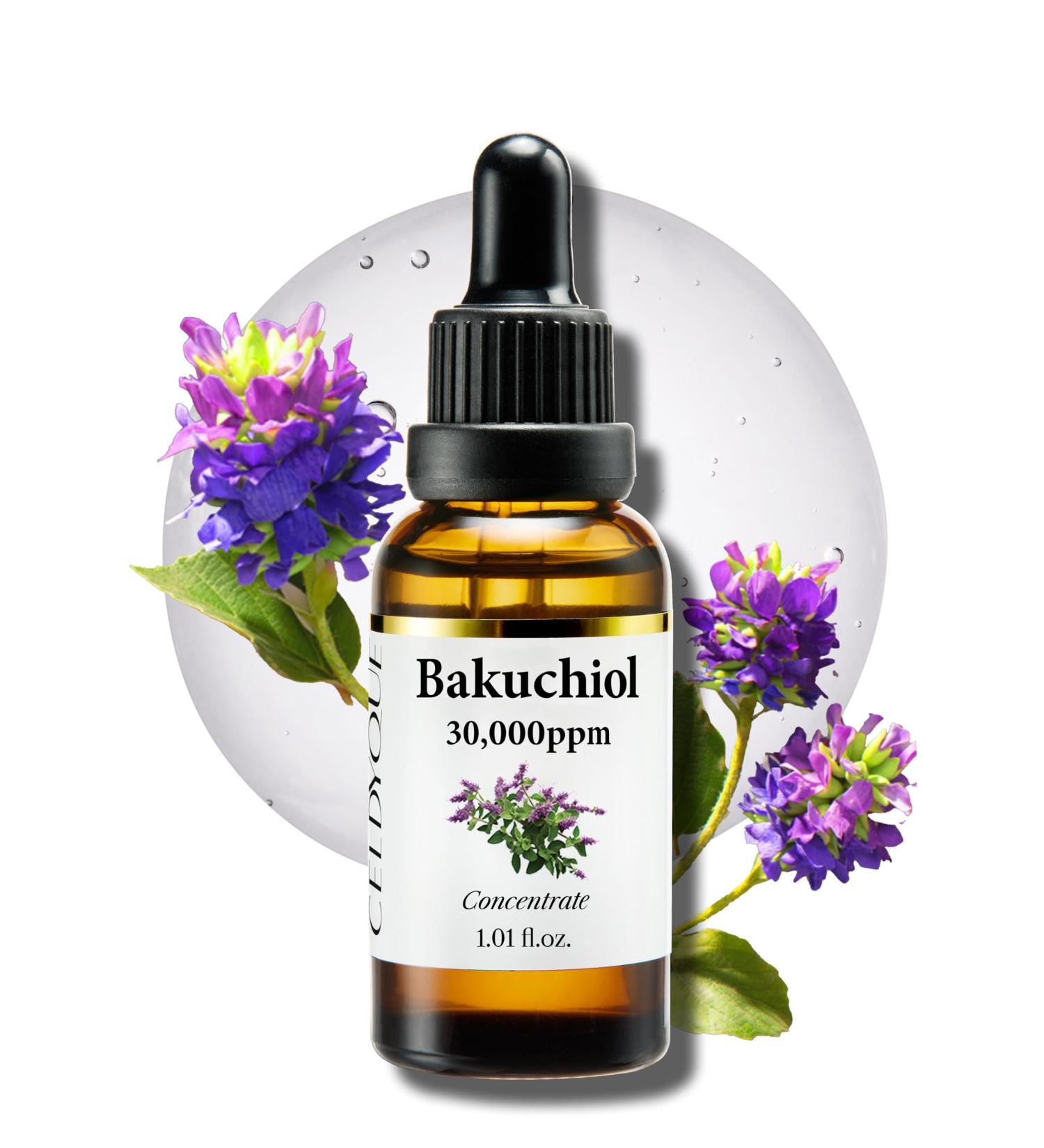 Korean Bakuchiol Serum 30 000 ppm | High-Potency Retinol Alternative for Wrinkle Reduction & Skin Firming - Vegan Cruelty-Free Non-GMO 1 oz - Buy Online on GoSupps.com