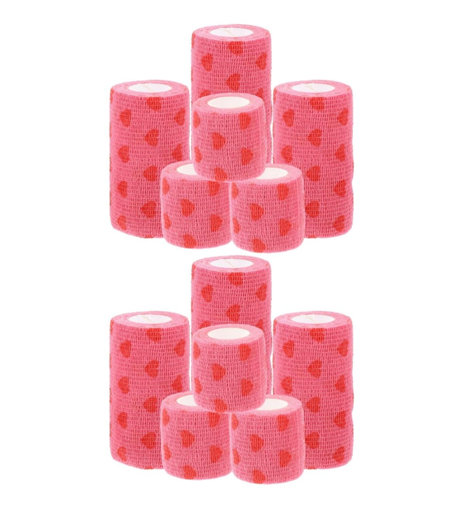 VOSAREA 12 Rolls Sports Wrap Gauze Finger Tape - Athletic First Aid Cotton Wrap for Sports & Pets - Non-Woven Fabric Grip - Buy Online on GoSupps.com