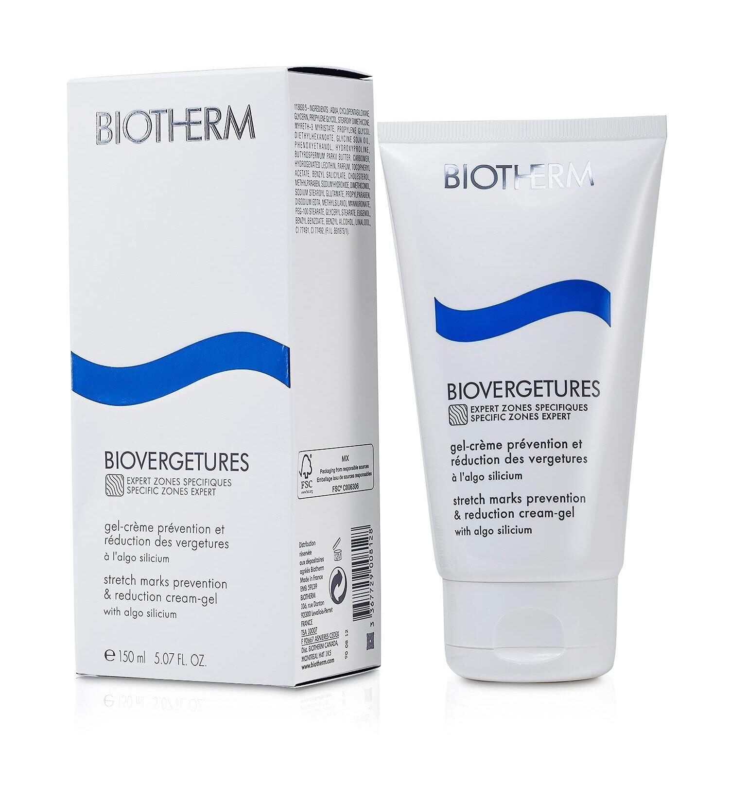 Biotherm Biovergetures Stretch Marks Prevention & Reduction Cream Gel 150ml - Effective Skin Care for Smooth & Resilient Skin - Buy Online on GoSupps.com