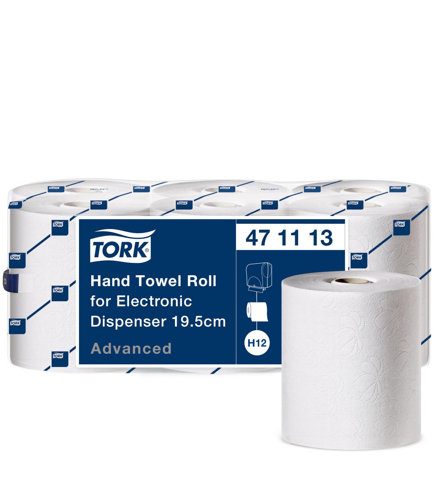 Tork Roller Towel for Sensor Systems 471113 - Advanced Absorbent & Tearproof 2-Layer Paper Towels - 6 Medium Rolls - Buy Online on GoSupps.com