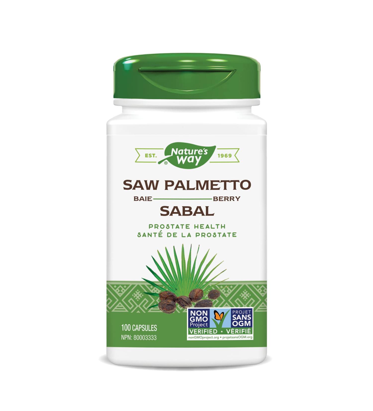 Nature's Way Saw Palmetto Berries For Prostate Health and Urologic Symptoms Relief Men s Health Supplement - Non-GMO Verified - 100 Vegetarian Capsules Natural 100 count (Pack of 1) - Buy Online on GoSupps.com