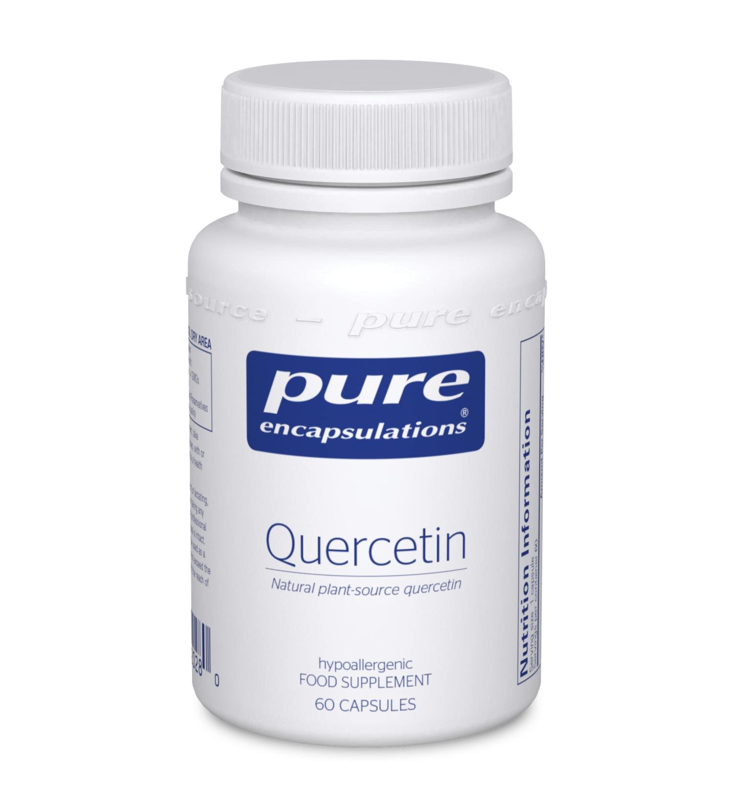 Pure Encapsulations Quercetin 250mg - Natural Plant-Source Supplement - 60 Capsules - Buy Online on GoSupps.com