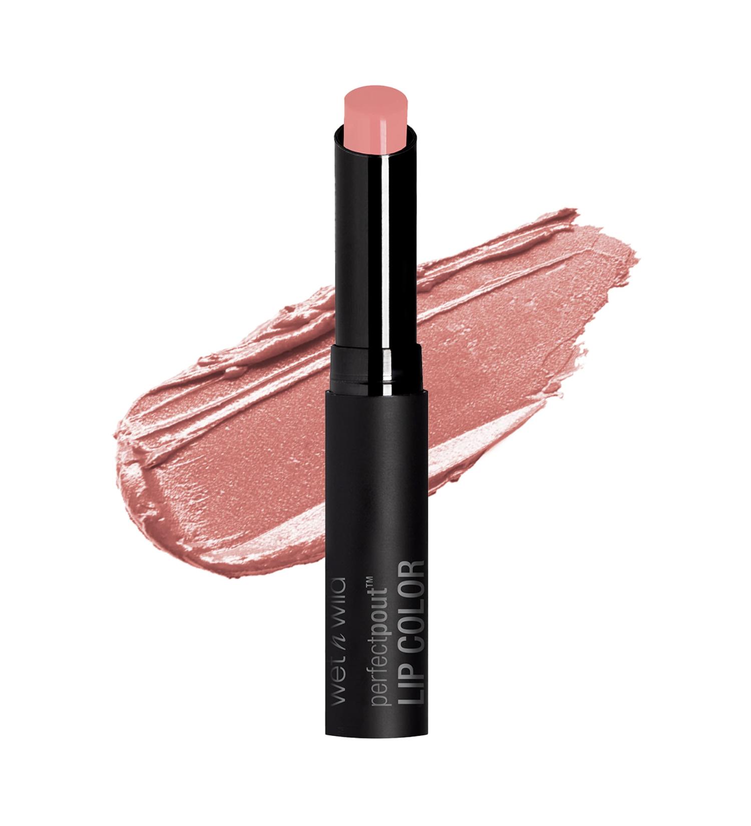 Wet n Wild Perfect Pout Lipstick in Peach No More Drama - Gluten-Free & Cruelty-Free Lip Color 1.50 oz - Buy Online on GoSupps.com