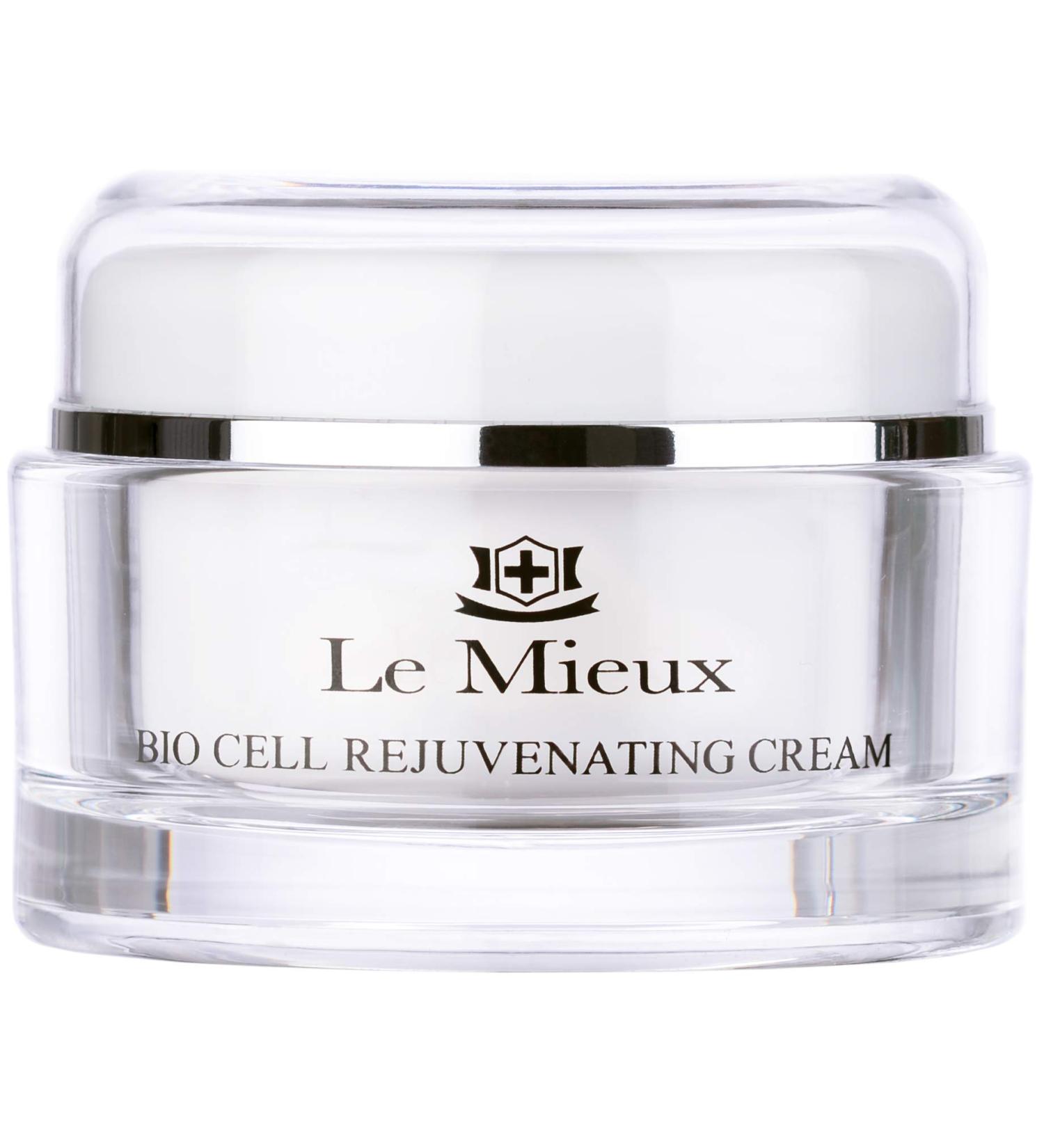 Le Mieux Bio Cell Rejuvenating Cream - Triple Peptide Facial Moisturizer with Hyaluronic Acid, Squalane, and Rose Hip - Day & Night Face Cream (1.75 oz / 52 ml) - Buy Online on GoSupps.com