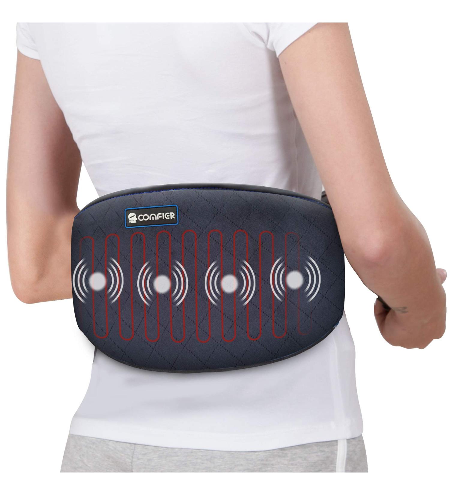 Comfier Heating Pad for Back Pain - Vibration Massage, Fast Heating with Auto Shut Off - Pain Relief for Lumbar, Abdominal & Legs - Gifts for Men - Buy Online on GoSupps.com