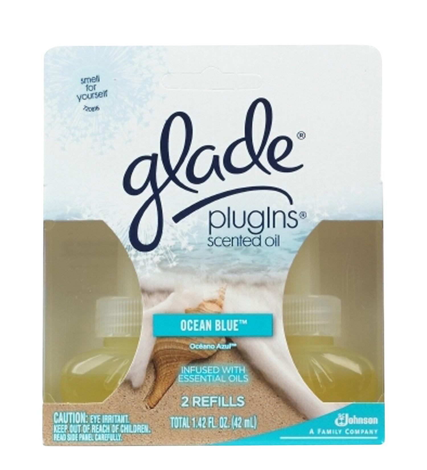 Glade Plugins Scented Oil 2 Ct. Refill-Ocean Blue-2 ct.