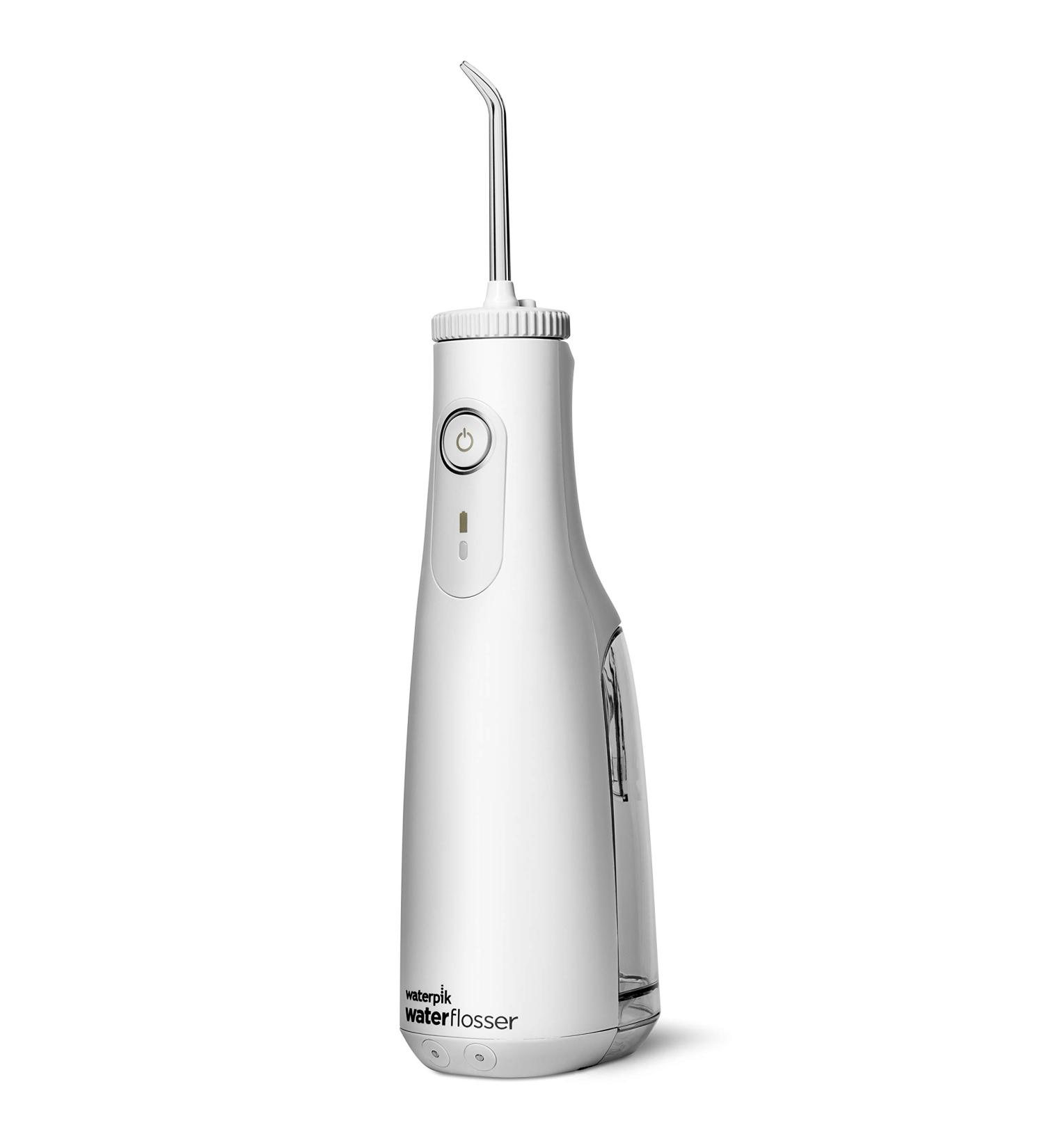 Waterpik WF-10W10 Cordless Select Oral Irrigator - Portable & Rechargeable Water Flosser for Braces & Bridges - Home & Travel Dental Care - Buy Online on GoSupps.com