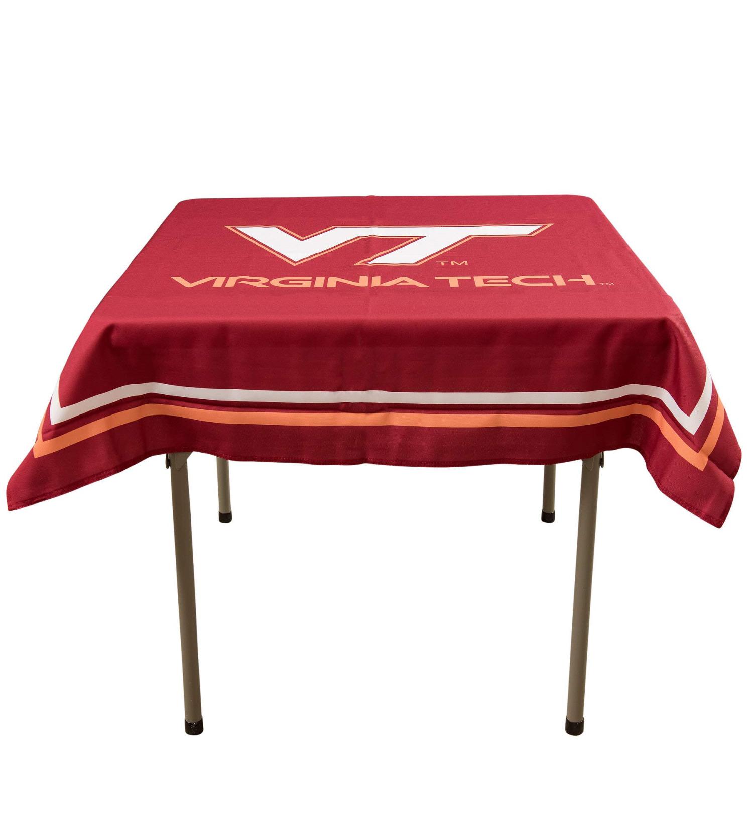 Virginia Tech Hokies Logo Tablecloth - College Flags & Banners Co - Buy Online on GoSupps.com