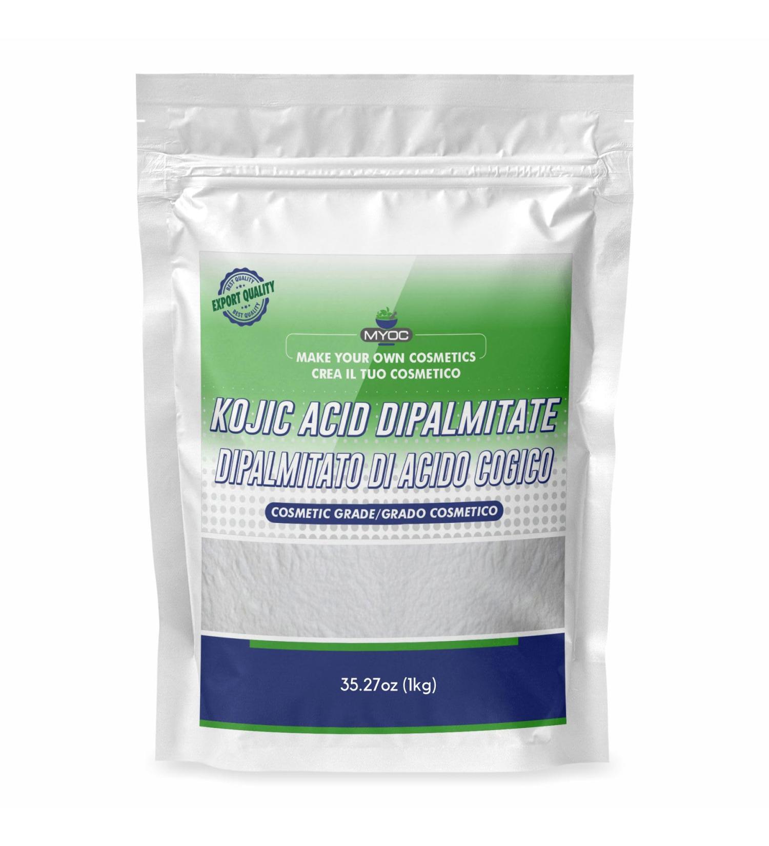Myoc Kojic Acid Dipalmitate Cosmetic Grade Ideal for DIY Skincare Formulations 1 kg