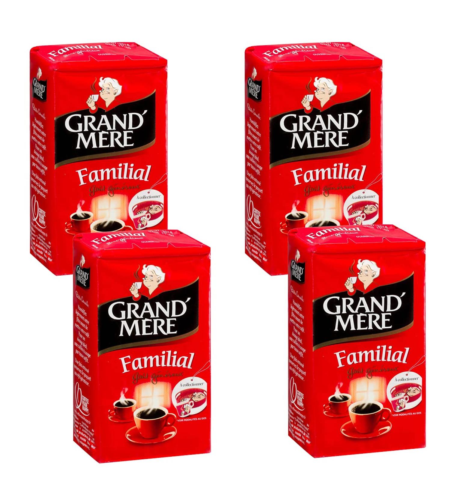 Caf moulu Grand'M re Familial 4x250g
