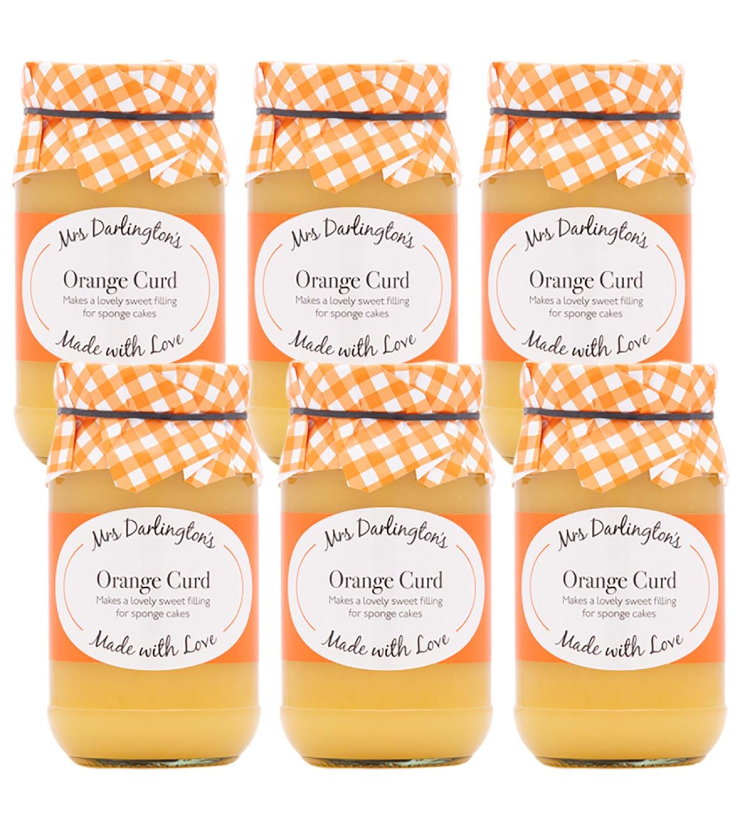 Mrs Darlington's Orange Curd - 320g - Pack of 6