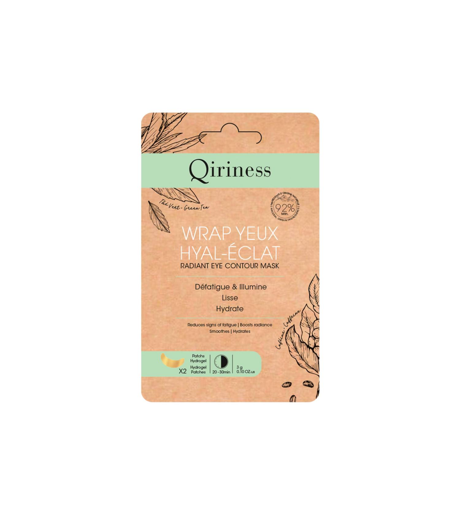 Qiriness Radiant Eye Contour Mask 2 Hydrogel Patches