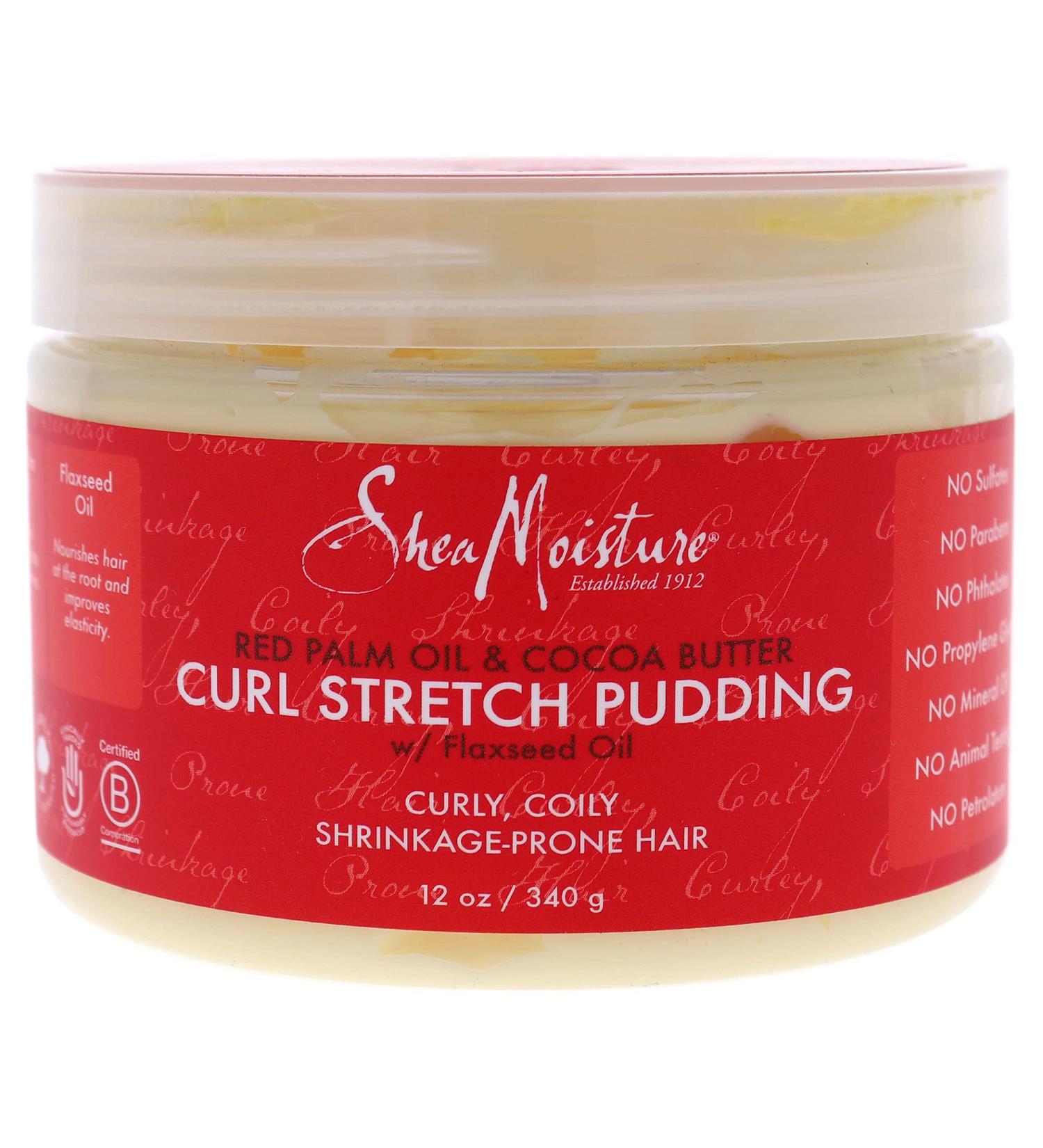 SheaMoisture Curl Stretch Pudding Red Palm Oil & Cocoa Butter 12 oz (340 g)