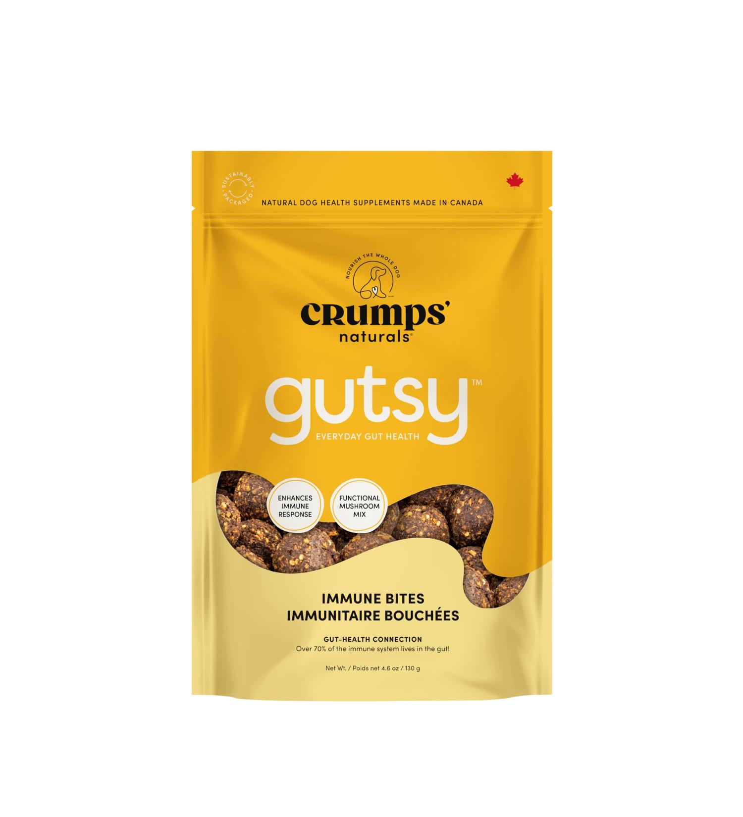 Crumps' Naturals Gutsy-Immune Bites 4.6oz/130g - Buy Online on GoSupps.com