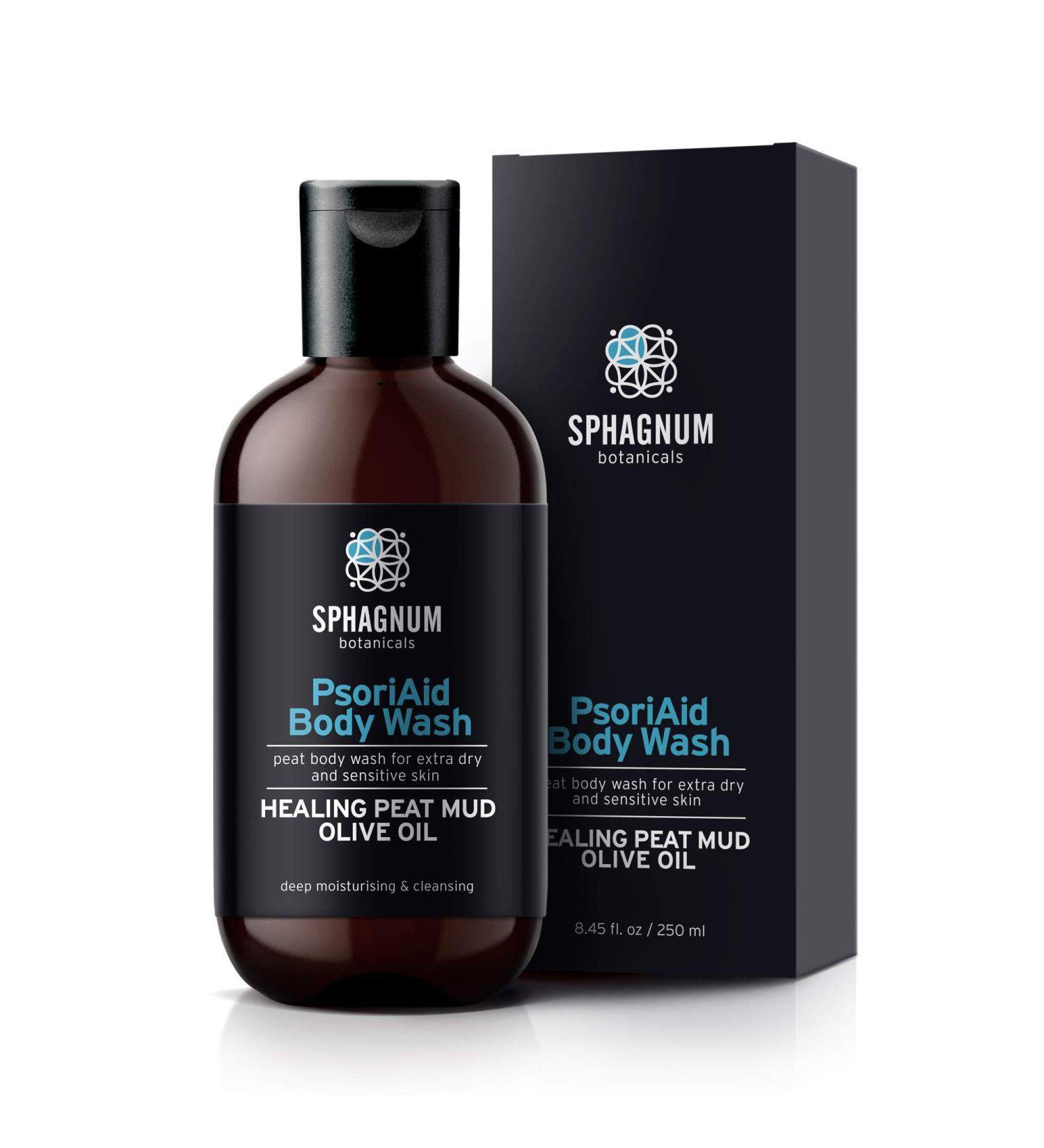 Eczema Body Wash & Cream 2in1 - Peat Mud and Olive Oil Shower Cream. Sulfate Free Treatment for Very Dry & Itchy Skin. Best for Relieving Psoriasis. 250ml - Buy Online on GoSupps.com