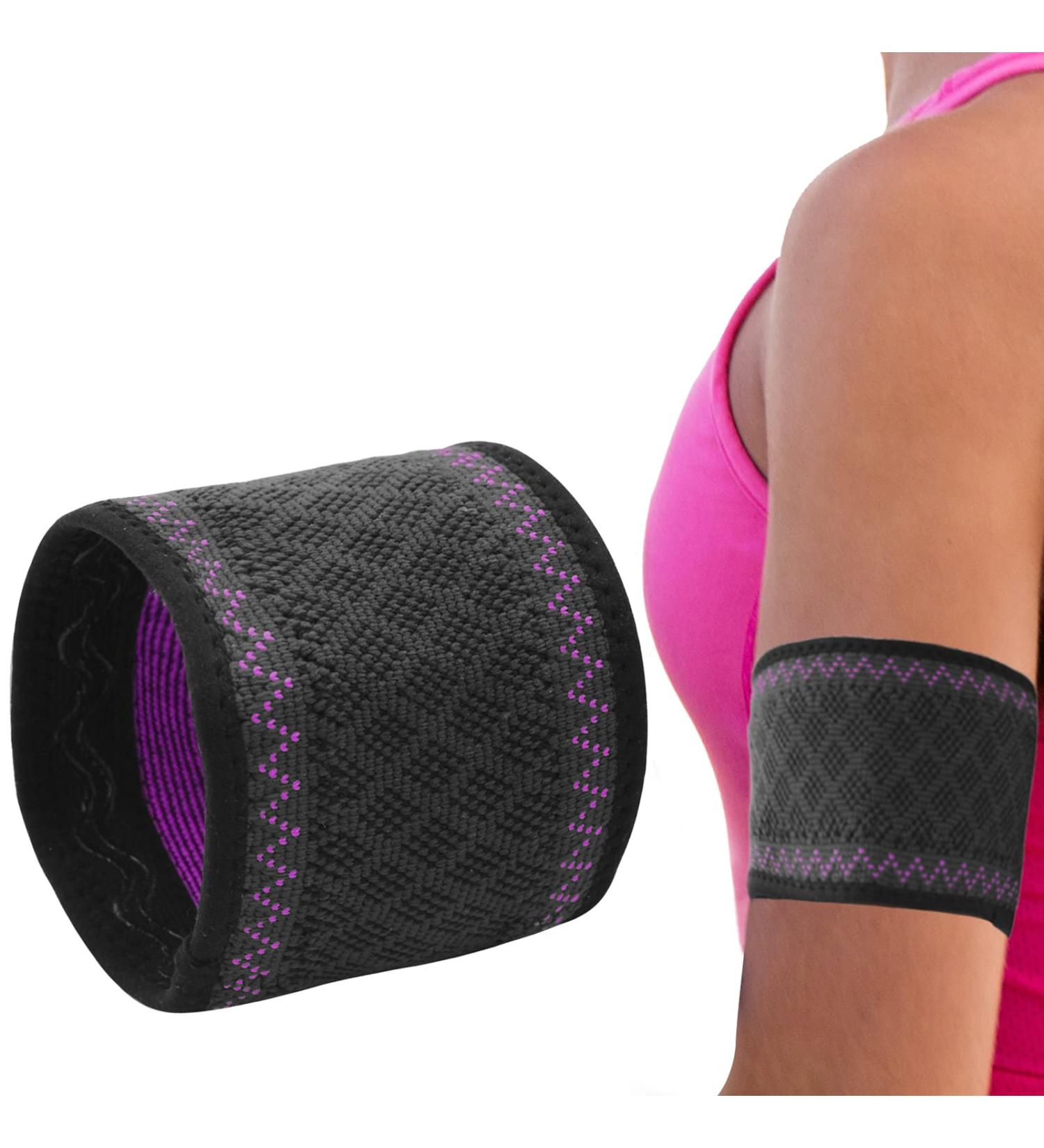 Diabetes Insulin Arm Band for Freestyle Libre, Omnipod, Dexcom Sensor Covers - Purple M-L - Buy Online on GoSupps.com