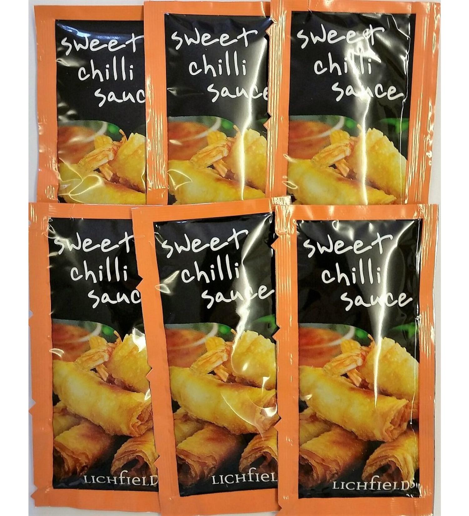 25 x Lichfields Sweet Chilli Sauce - Individual 10g sachets