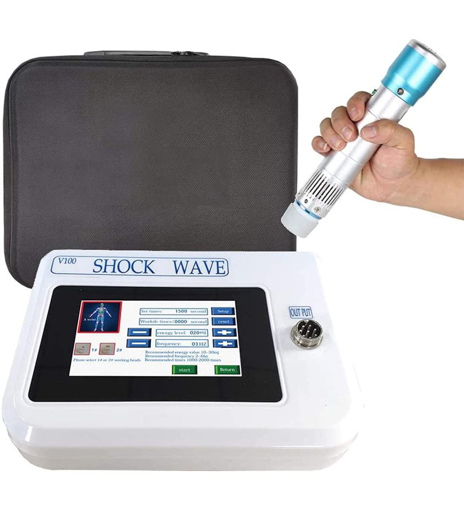 Shock Wave Physiotherapy Instrument - Portable Pain Relief Massager & ED Therapy | 100V-240V - Buy Online on GoSupps.com