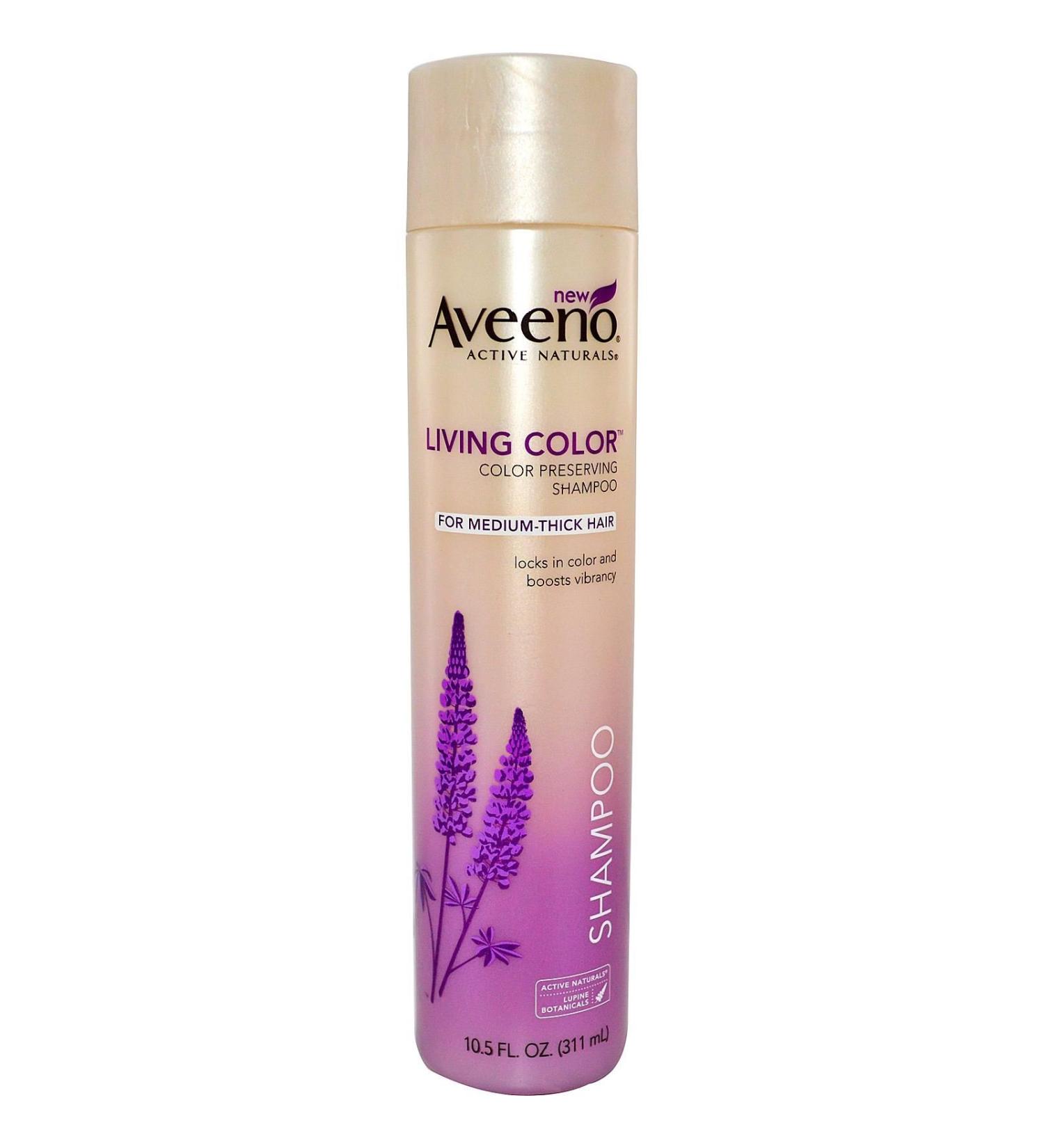 Aveeno Active Naturals Living Color Shampoo Color Preserving for Medium-Thick Hair