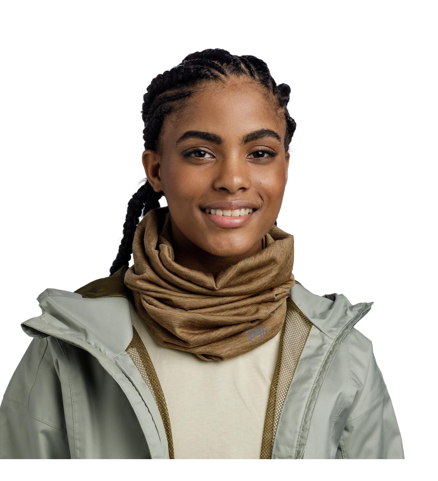 Buff Unisex Lightweight Merino Wool Tube Scarf - Coyote Color One Size | International Shipping Available - Buy Online on GoSupps.com