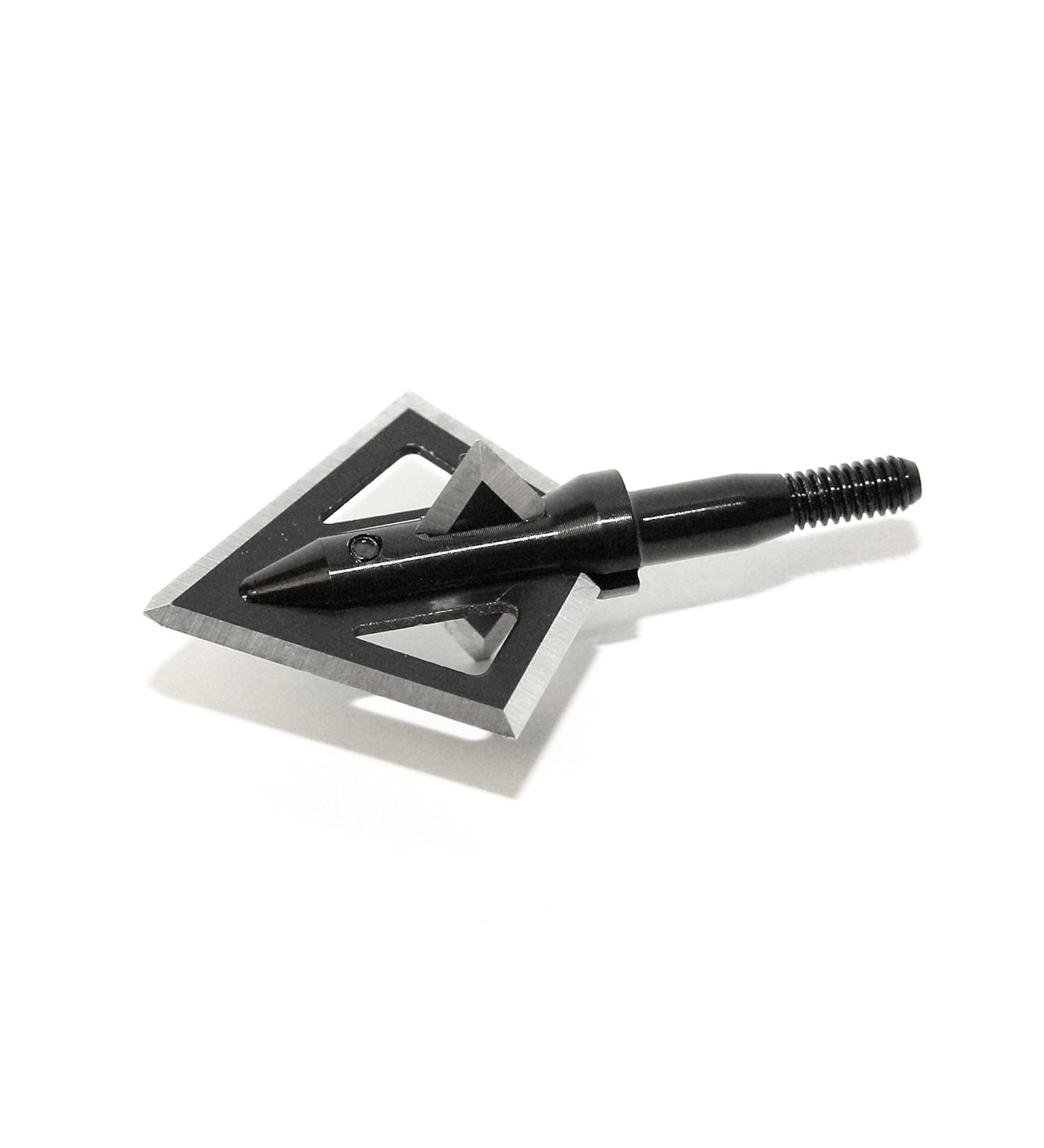 MAGNUS 4 Blade Hornet Broadhead (3-Pack) 125-Gra" Black