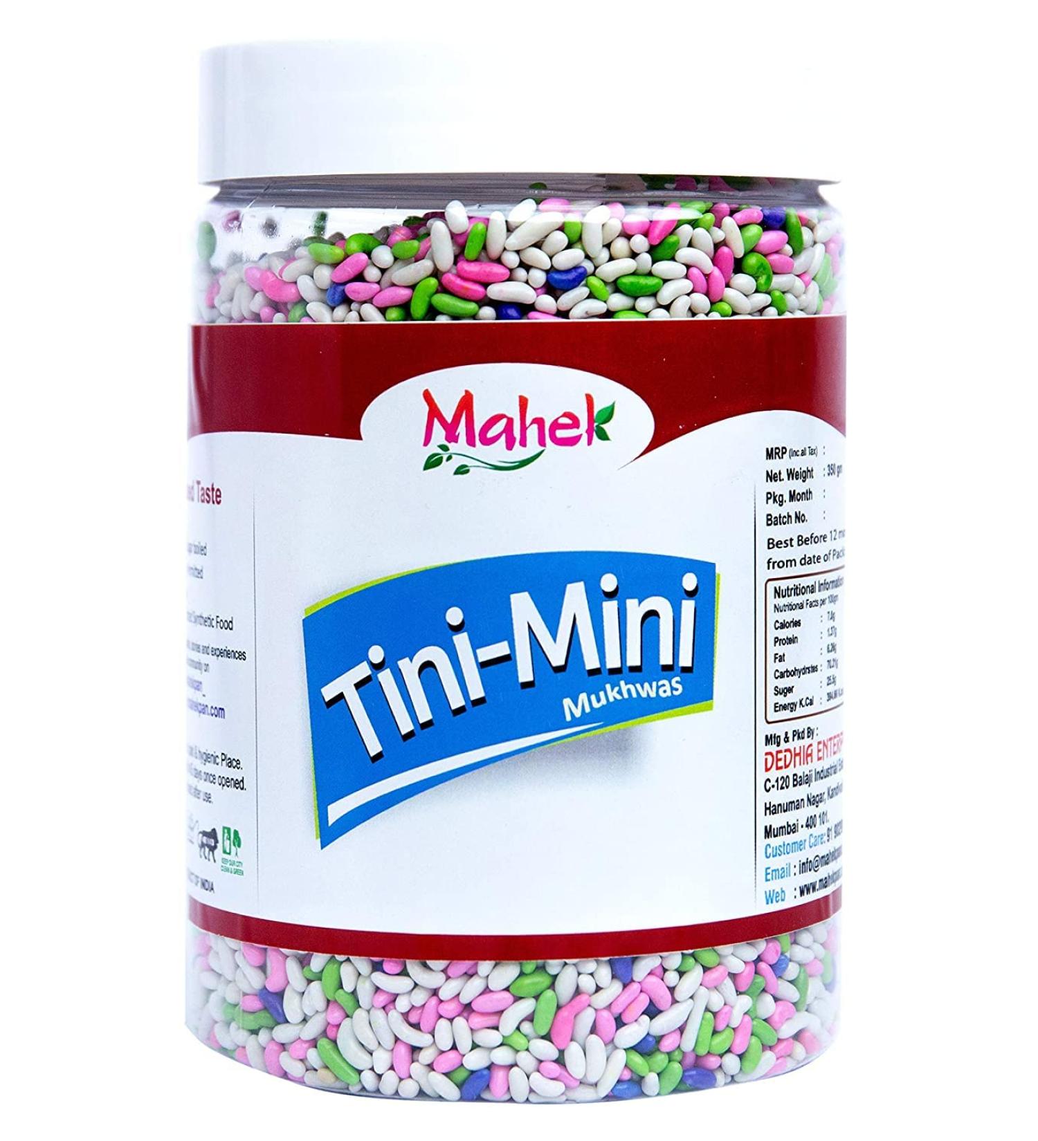 Mahek TiniMini 350g Mouth Freshener After-Meal _Packing May Vary