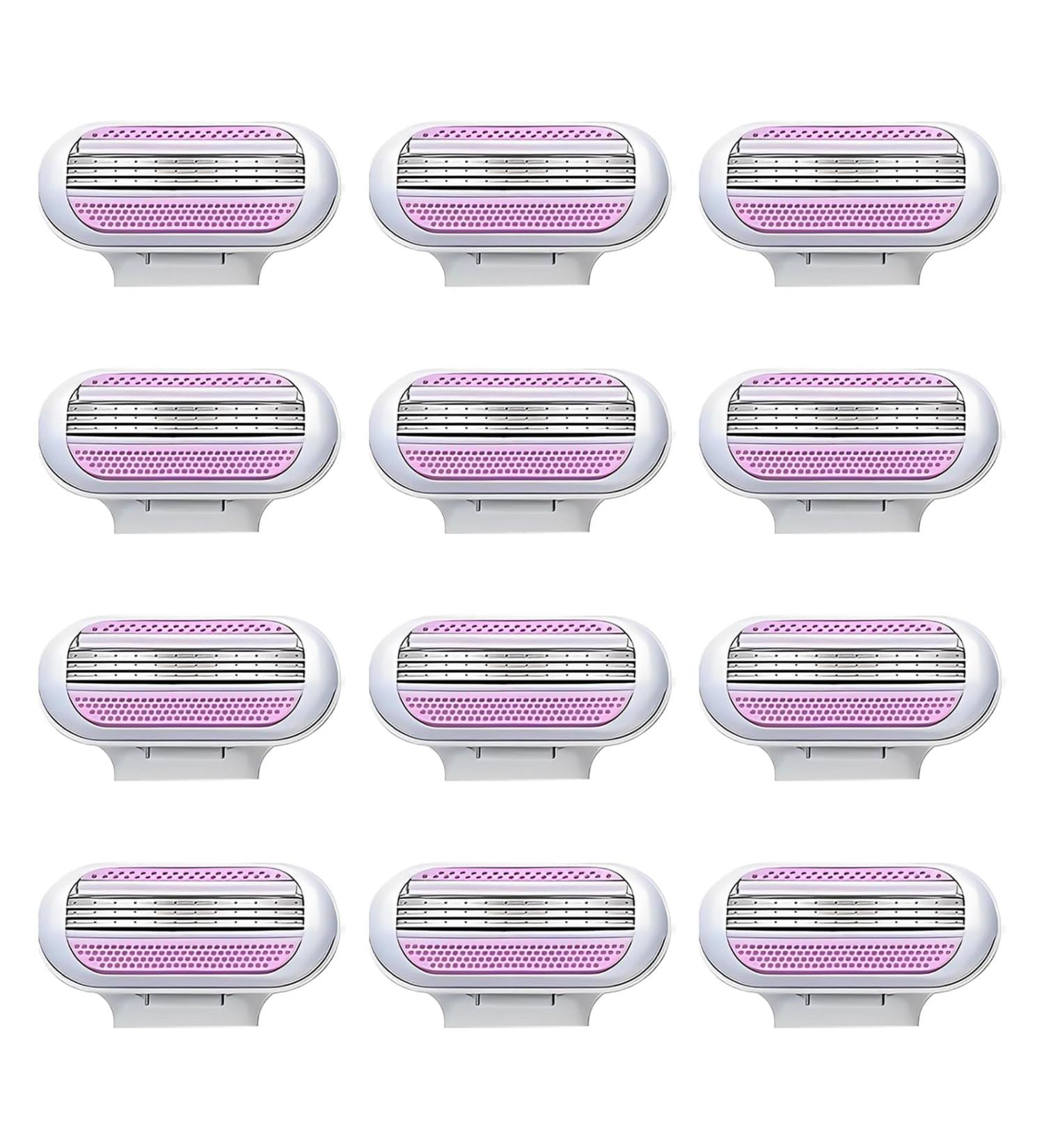 meukcez Venus 12-Pack Women's Replacement Razor Blades with 3-Blade System Moisture Strips for a Smooth Shave  - Buy Online on GoSupps.com