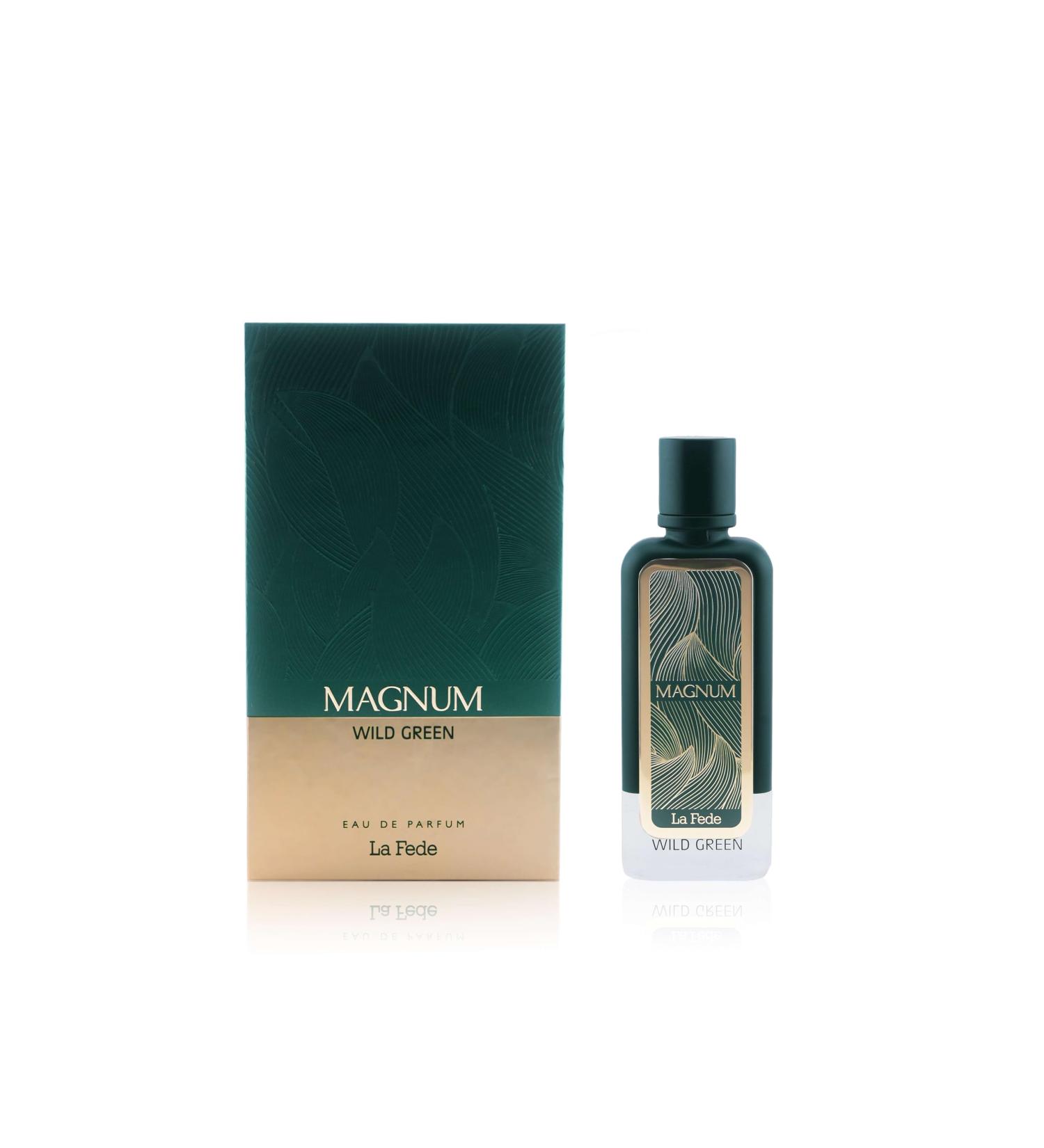 La Fede Magnum Wild Green Arabian Perfume for Men 100ML (3.4 OZ) Eau De Parfum Spray Long Lasting Perfume Enjoy the Luxurious & Sophisticated Fragrance With Fruity Scent for All Occasions - Buy Online on GoSupps.com