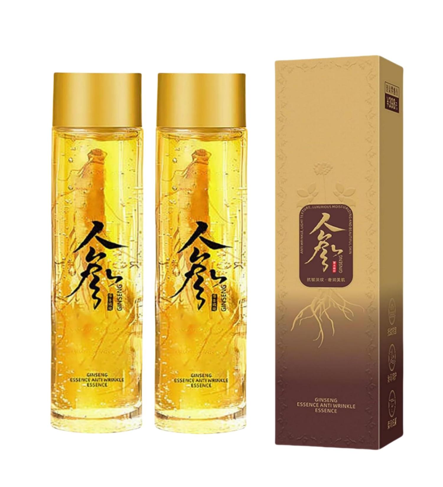 Ginseng Extract Ginseng Anti-Wrinkle Firming Essence Ginseng Facial Essence Moisturizing and Nourishing Facial Essence Oil 2pcs - Buy Online on GoSupps.com
