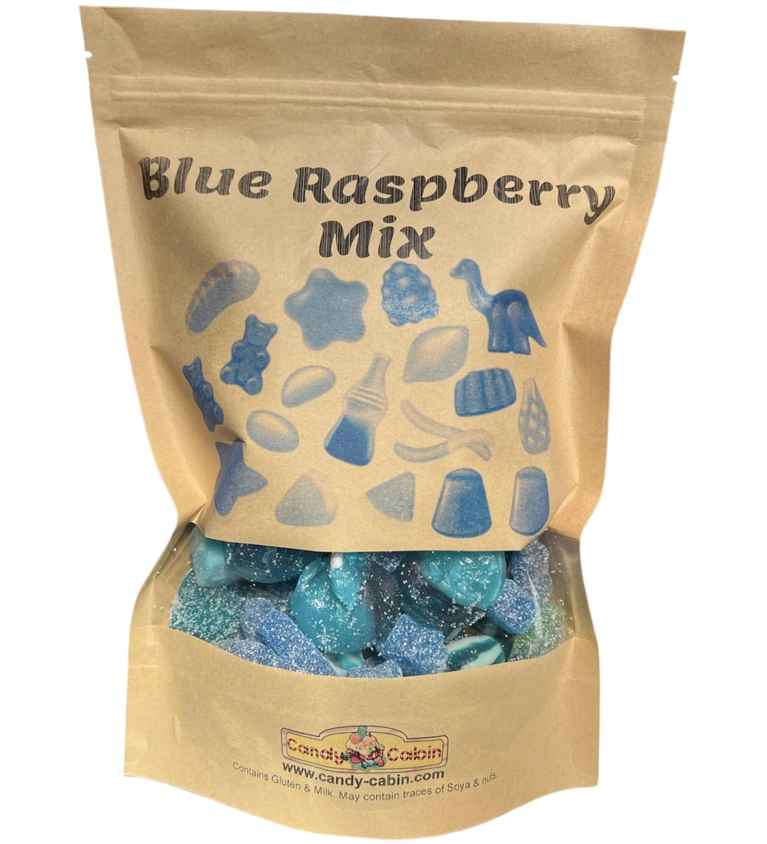 Blue Raspberry Pouch Jelly Mix Sweet Candy Personalised Gift Bag Resealable