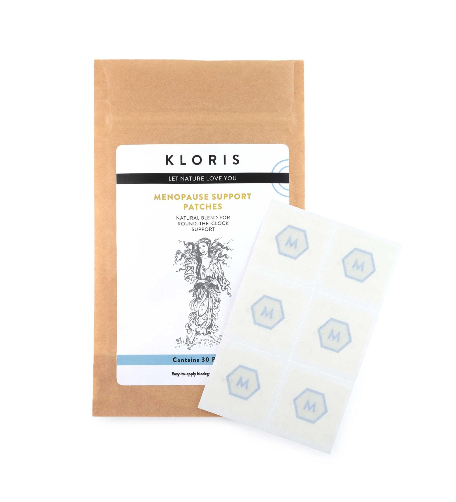 KLORIS Menopause Patches - Natural Relief for Hot Flashes, Night Sweats & Mood Swings - Buy Online on GoSupps.com