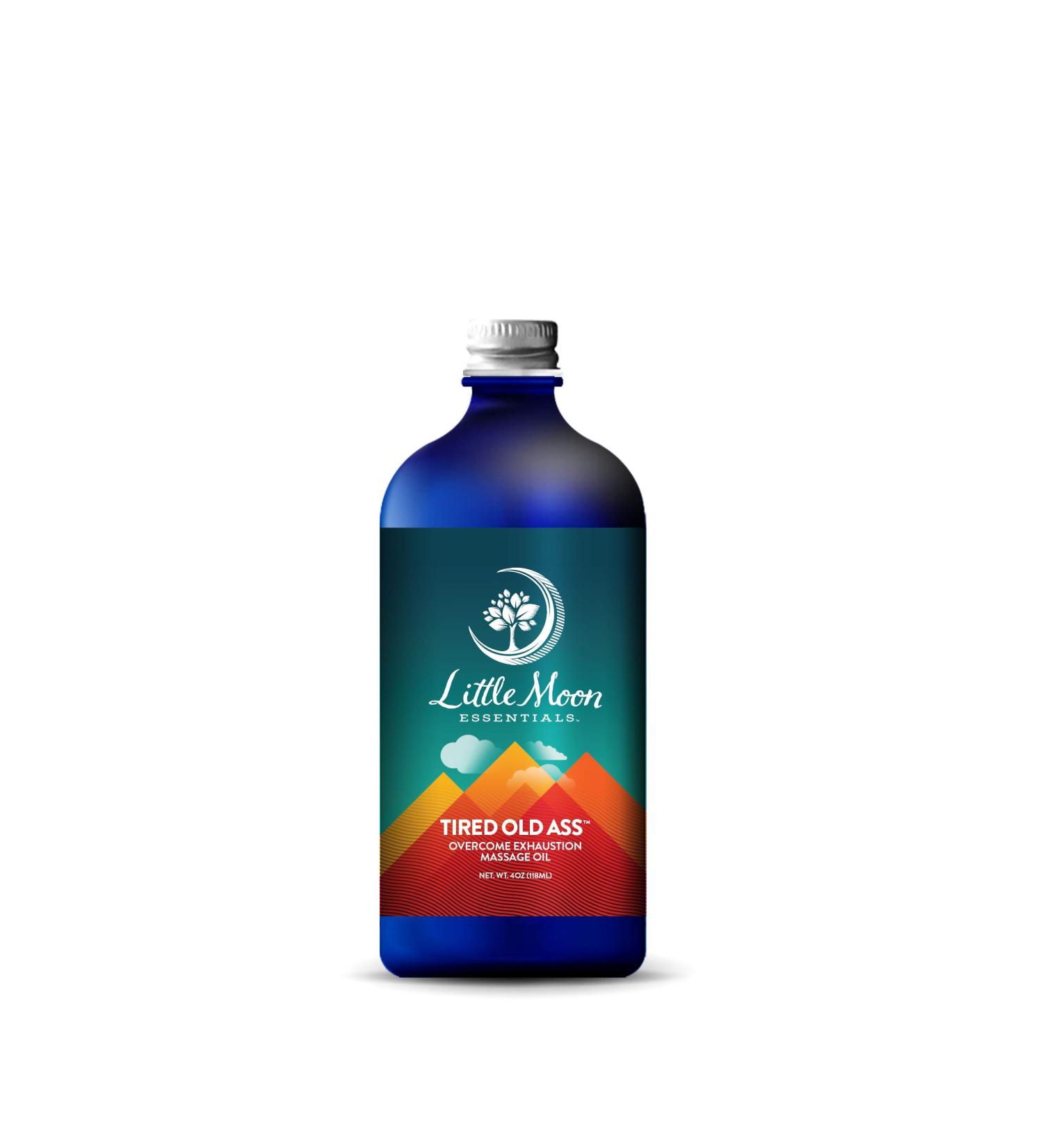 Little Moon Essentials Overcome Exhaustion Massage Oil - 4 oz | Relieve Fatigue & Boost Relaxation - Shop Internationally - Buy Online on GoSupps.com