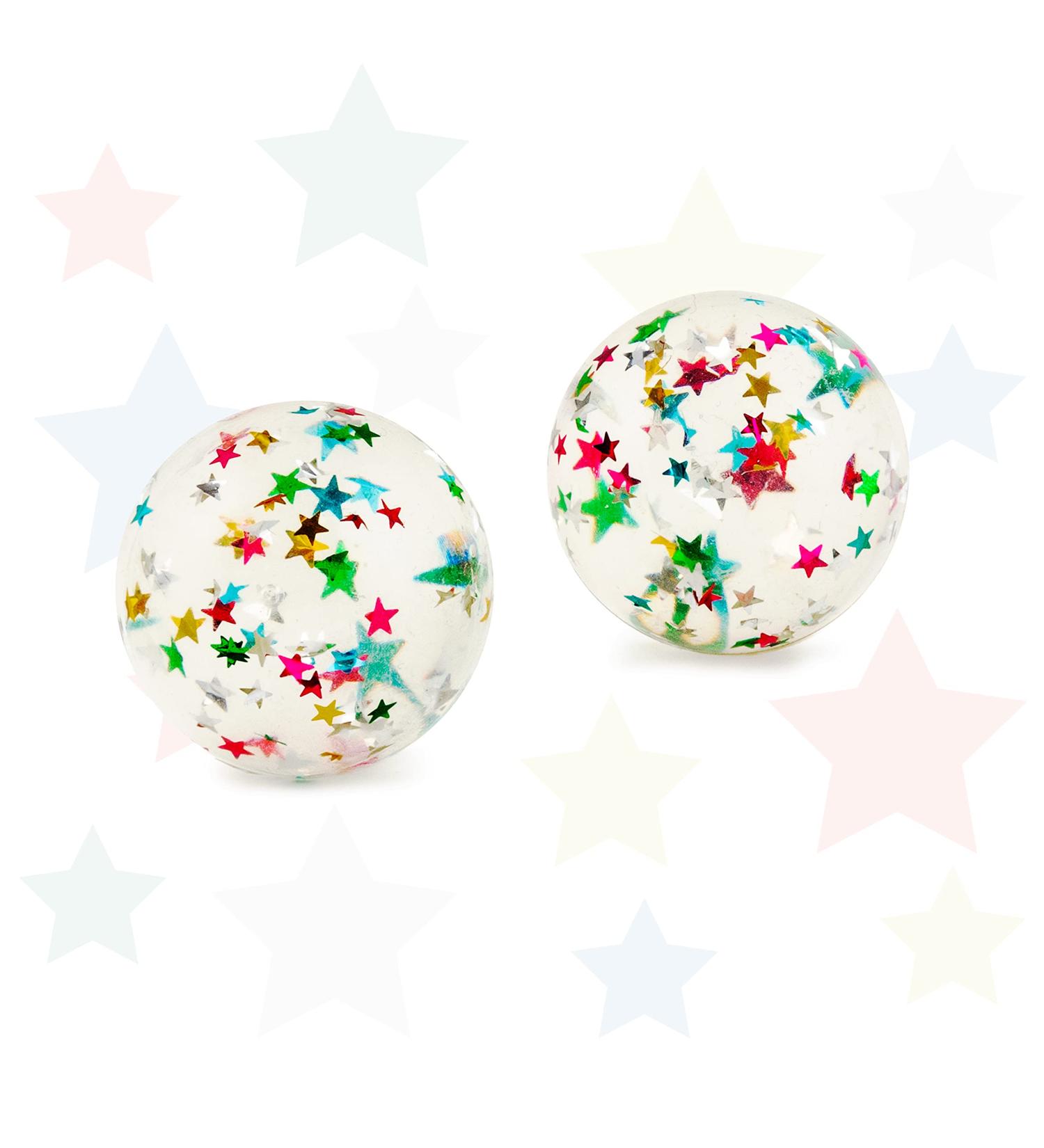 TRENDHAUS 602114 Bouncy Ball Star - 2 Large 45mm Ultra Bounce Balls | International Shipping Available - Buy Online on GoSupps.com