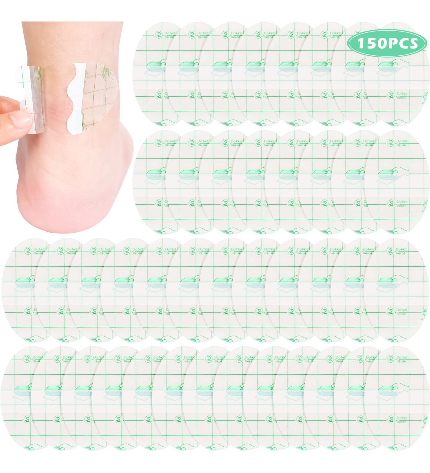 Waterproof Blister Prevention Shoe Sticker - Transparent Self-Adhesive Foot Care Pad (150 Pack) - Buy Online on GoSupps.com