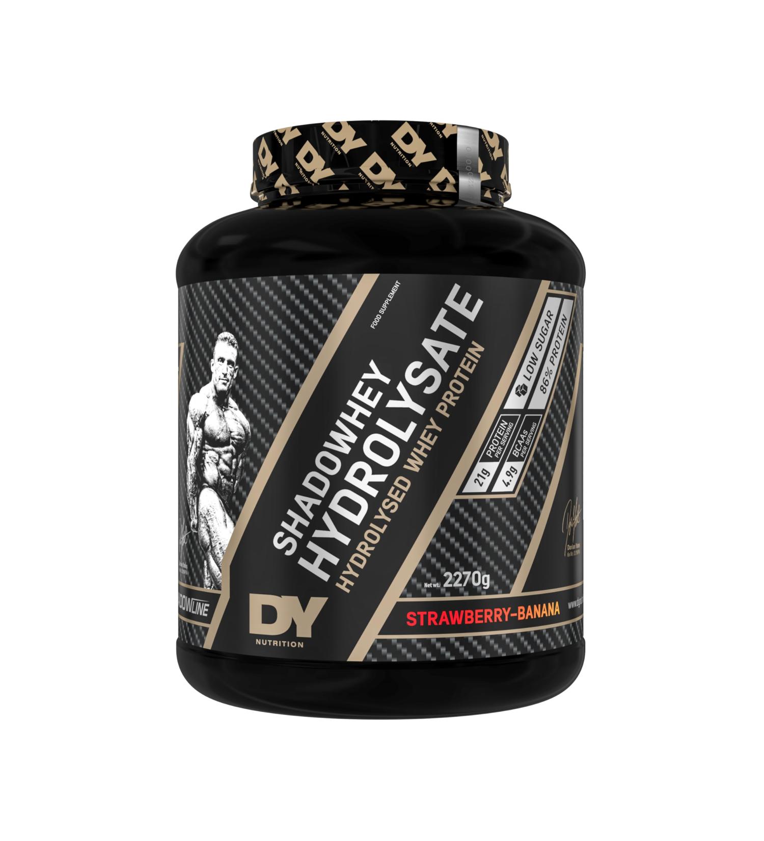 Dorian Yates Shadowhey Hydrolyzate StrawberryBanana 2270g - Buy Online on GoSupps.com