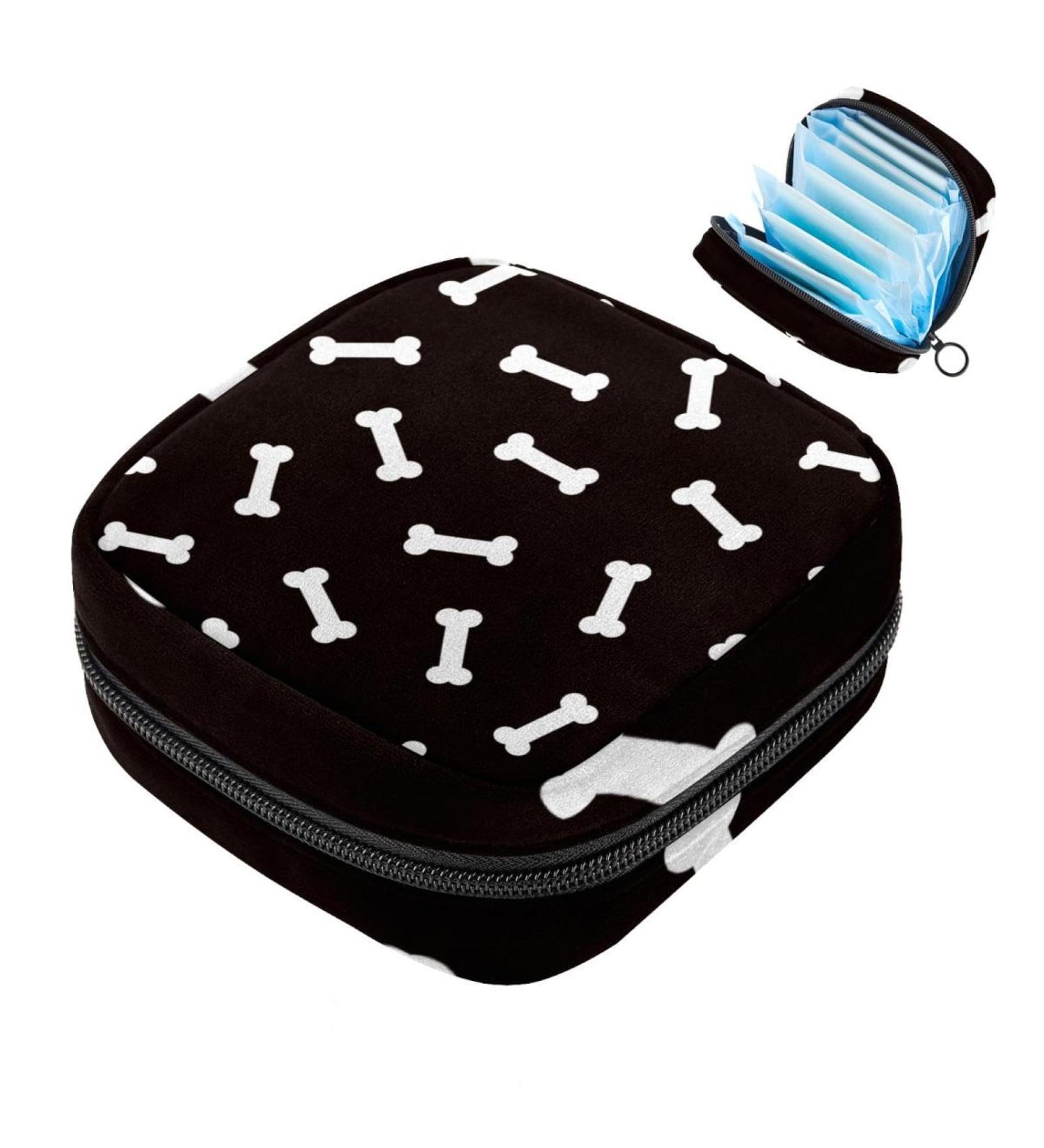 Portable Women's Menstrual Cup Bags | Stylish & Functional Binding-Up Bags for Teen Girls | Tampons & Dog Bones Storage Solutions - Buy Online on GoSupps.com