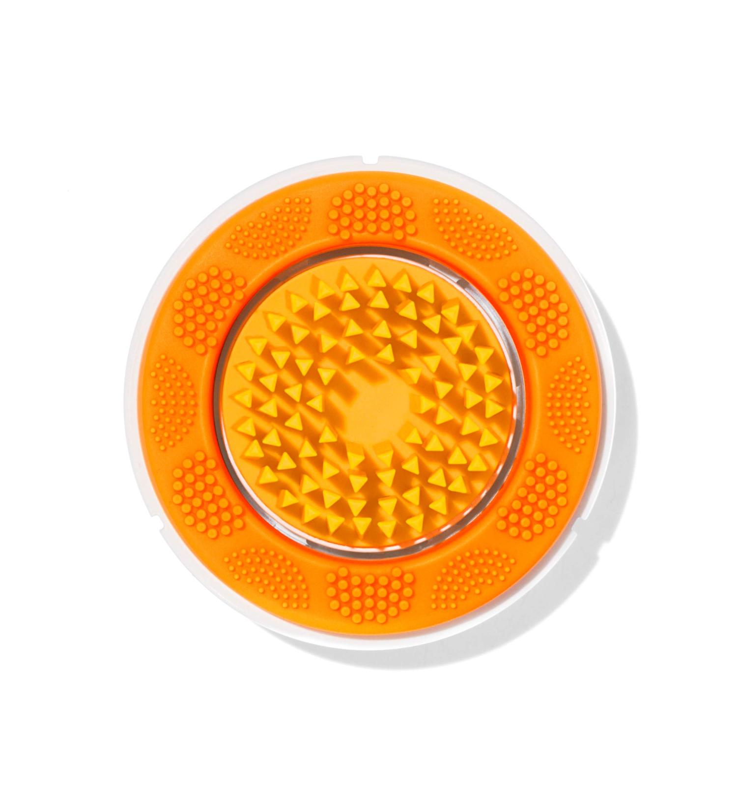 Clarisonic Sonic Face Exfoliator Brush Head | Gentle Orange Brush for Sensitive Skin | Brighten Skin with Exfoliating Cleansing Brush - Buy Online on GoSupps.com