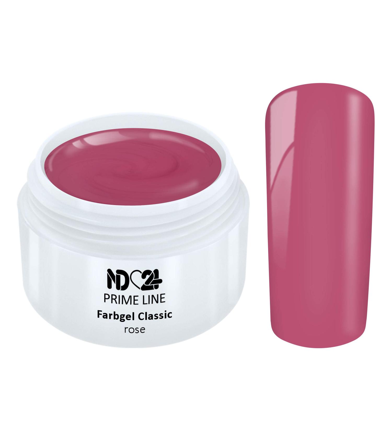 Prime Line - Color Uv Gel Led Color Gel Rose Pink Studio Quality - Made in Germany - 5ml