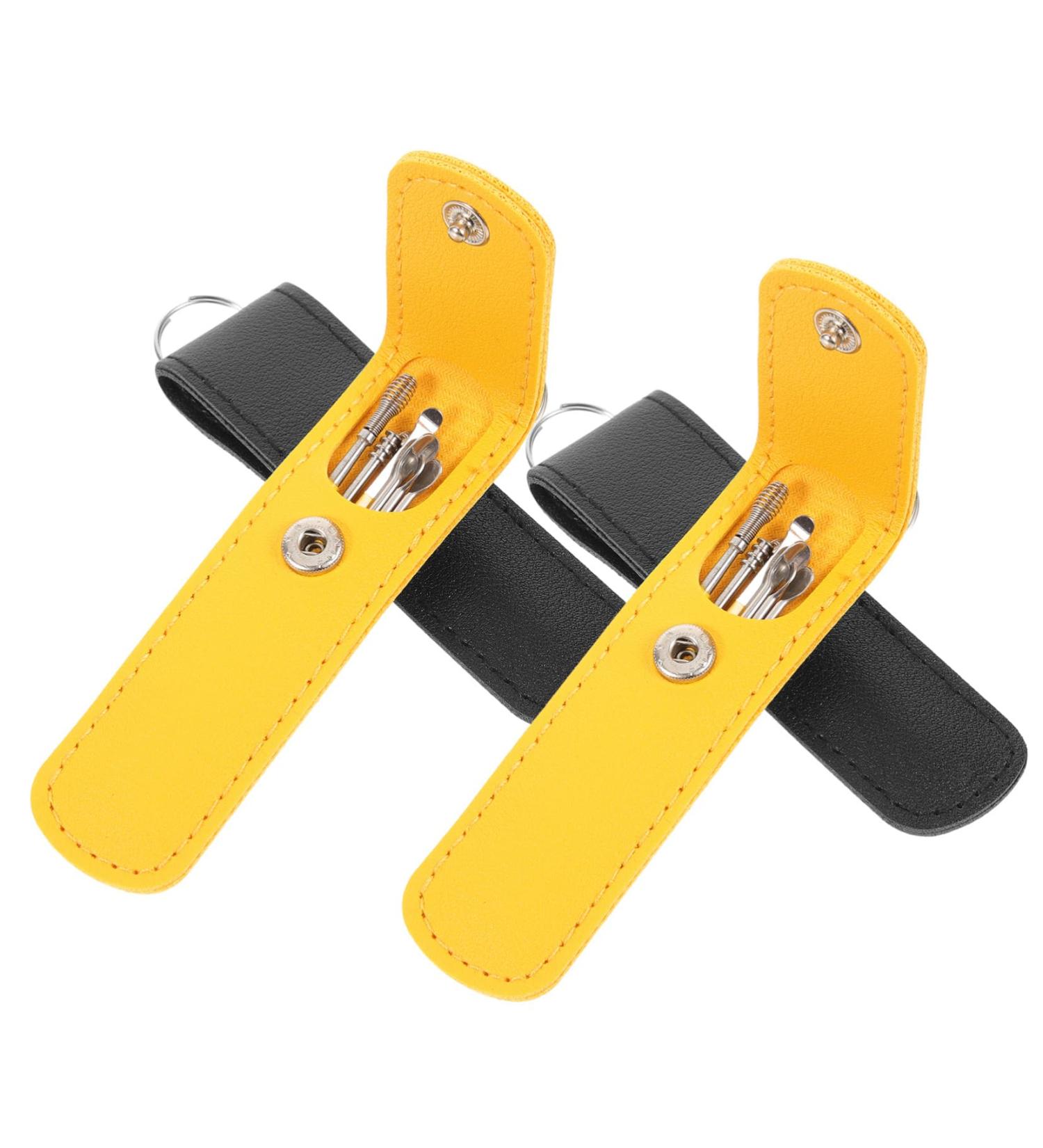 MAGICLULU 4 Sets Ear Cleaning Tool Portable Stainless Steel Ear Wax Removal Kit for Safe and Effective Ear Hygiene - Buy Online on GoSupps.com