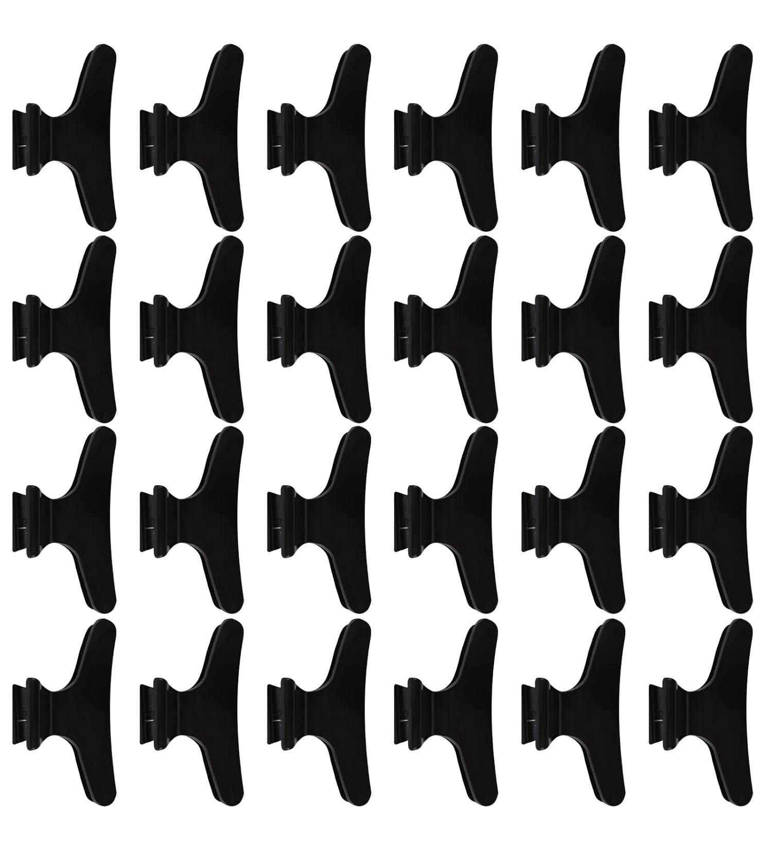 24 Pack Butterfly Hair Clips for Styling and Coloring - Large Pro Hair Clamps for Women and Girls - Buy Online on GoSupps.com