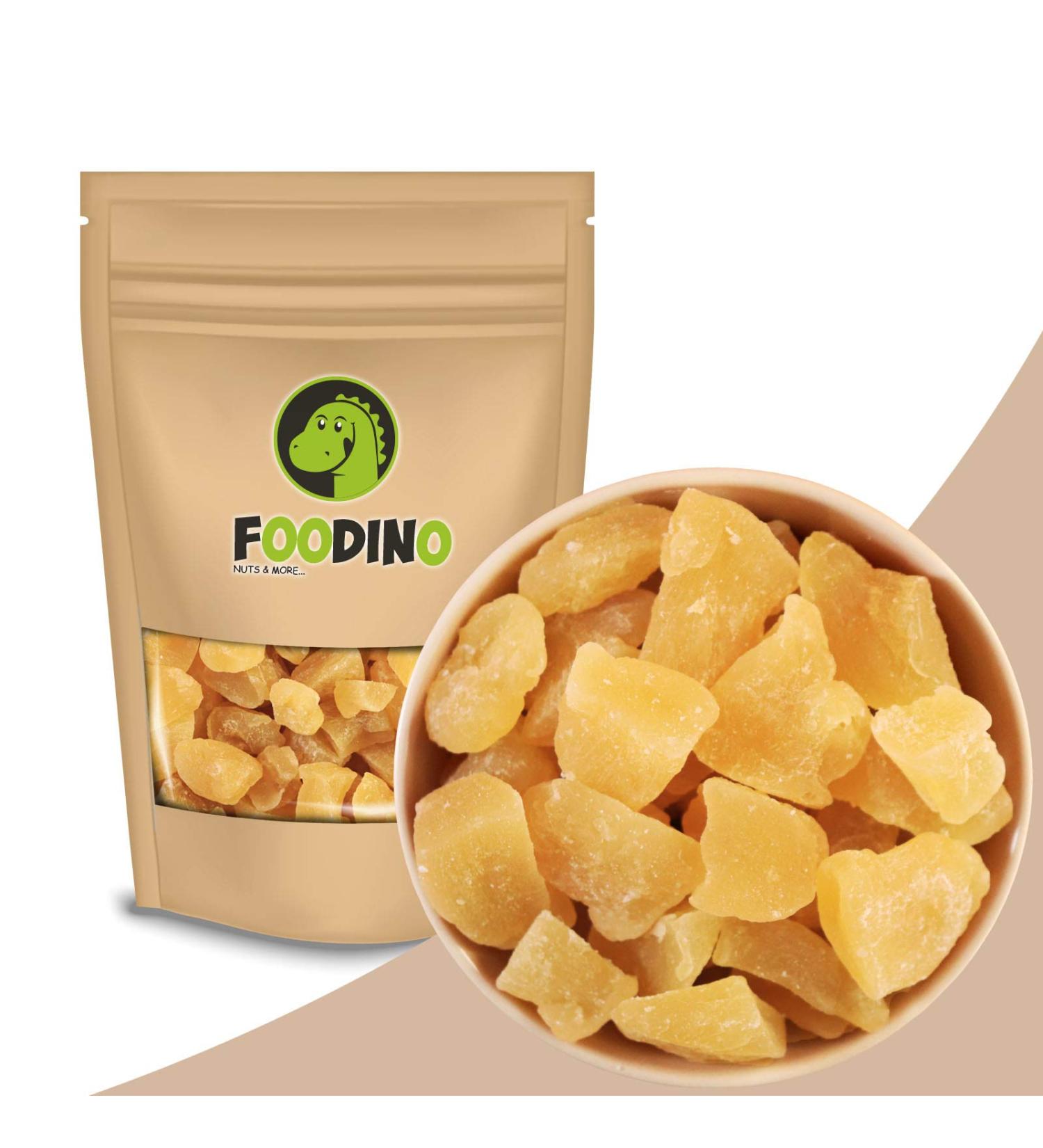 Organic Candied Ginger Pieces | 100% Natural & Aromatic | Premium Quality 1kg Pack - Shop Now! - Buy Online on GoSupps.com