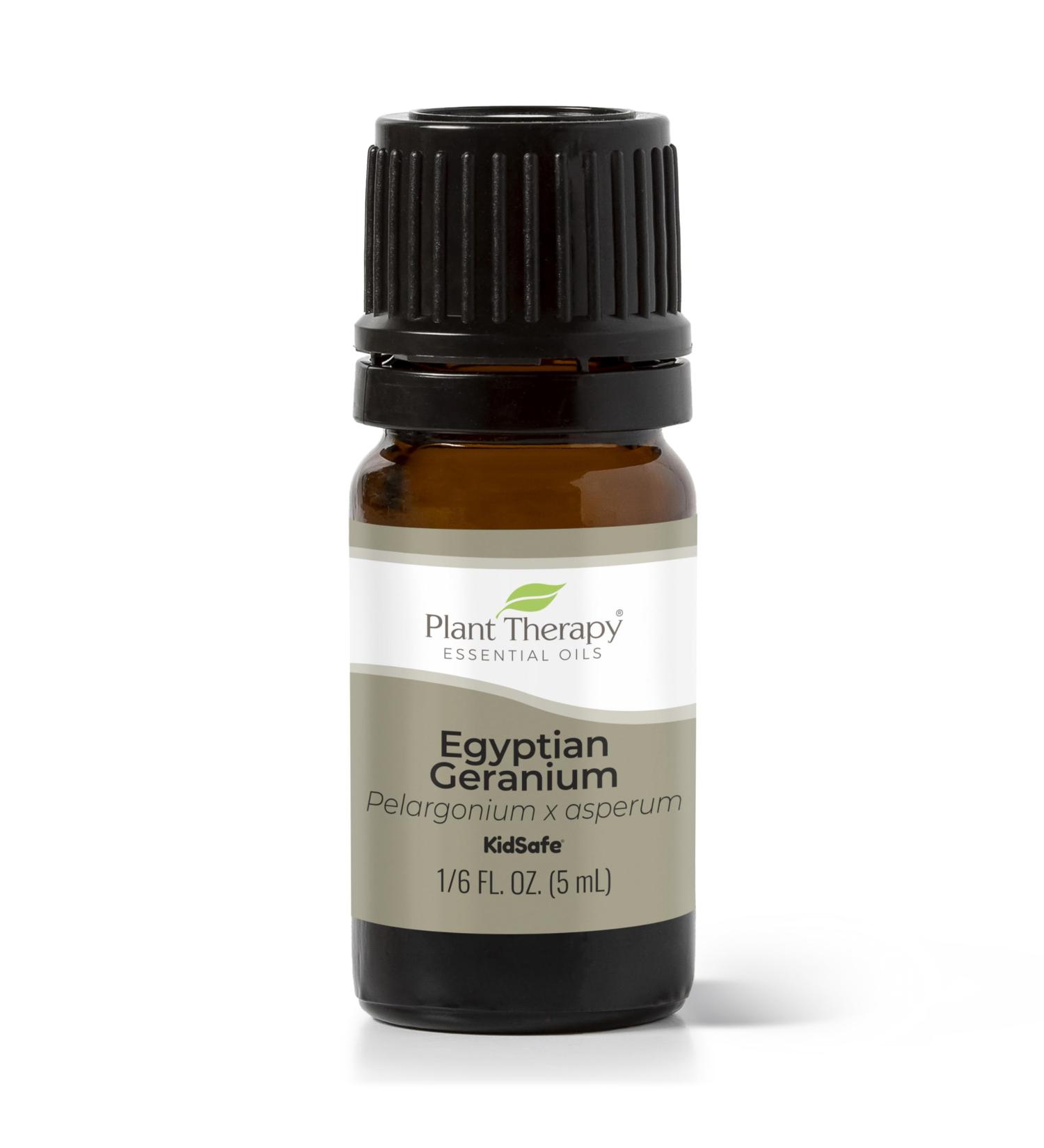 Plant Therapy Egyptian Geranium Essential Oil 5 mL (1/6 oz) 100% Pure Undiluted Natural Aromatherapy Stress Relief Emotional Balance - Buy Online on GoSupps.com