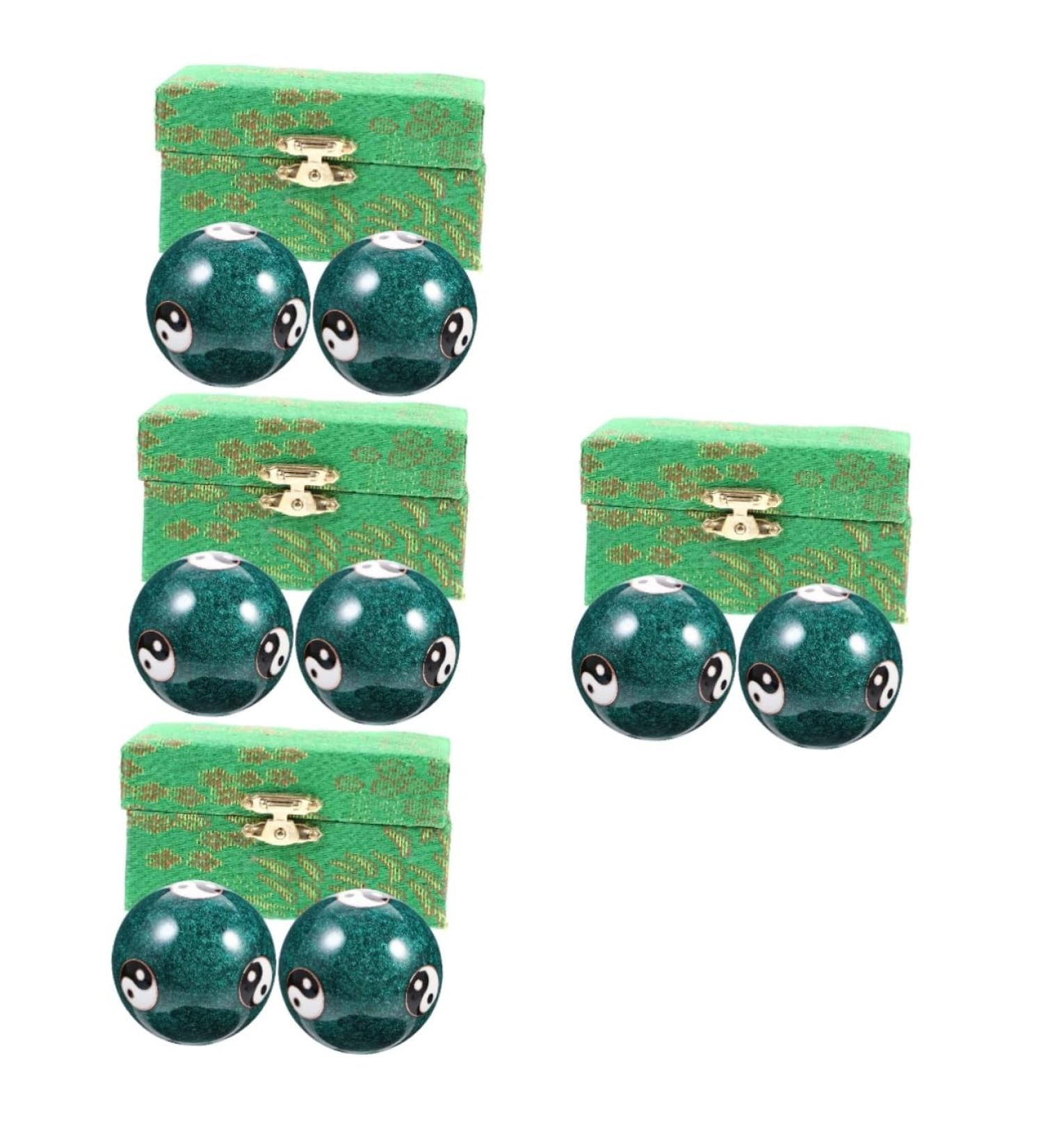 Beaupretty 8 PCS Health Massage Handballs - Chinese Baoding Fitness Balls for Hand Training & Health Prevention - Buy Online on GoSupps.com