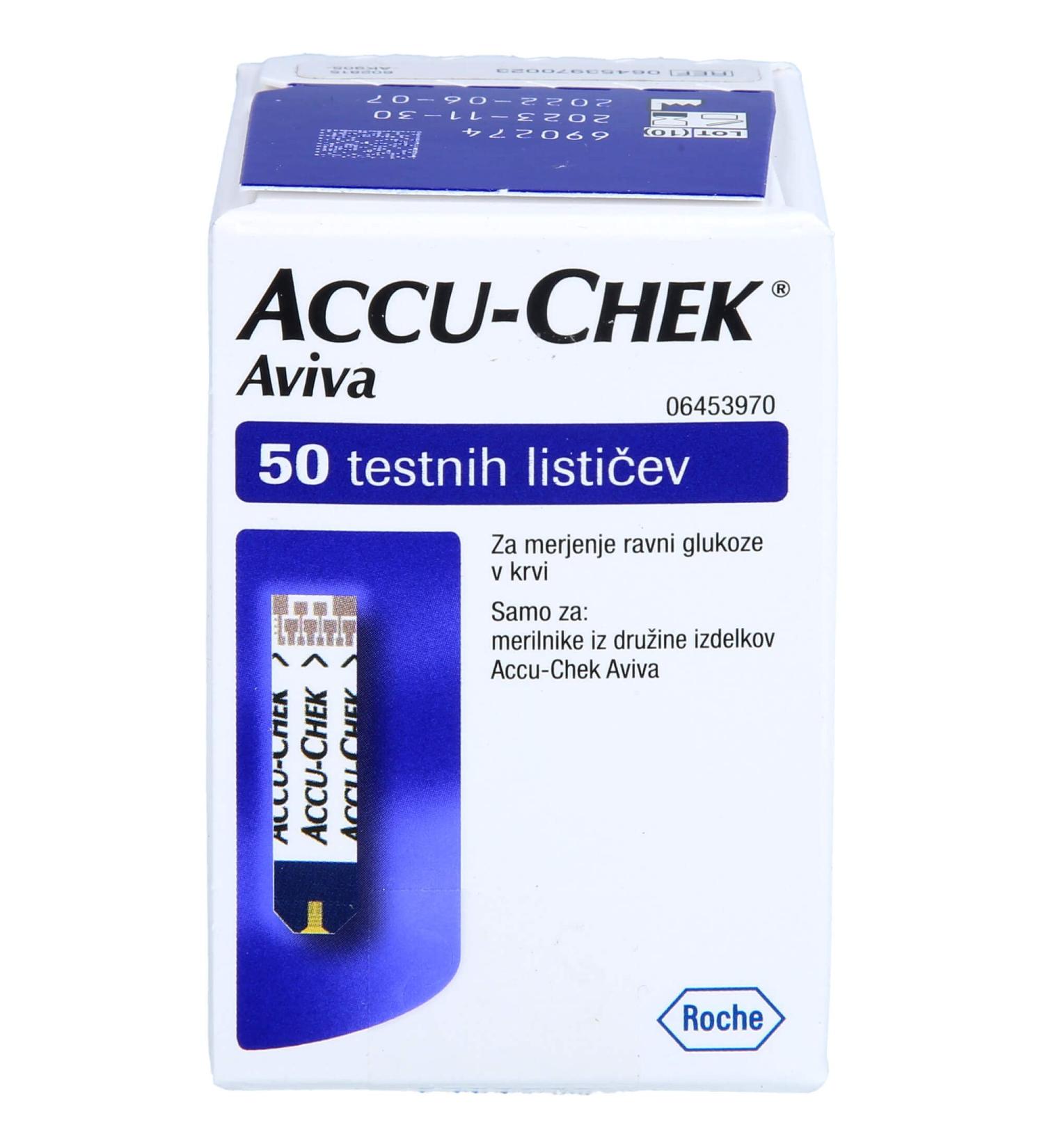 Accu-Chek Aviva Test Strips Plasma - Accurate Diabetes Testing for International Shipping - Buy Online on GoSupps.com
