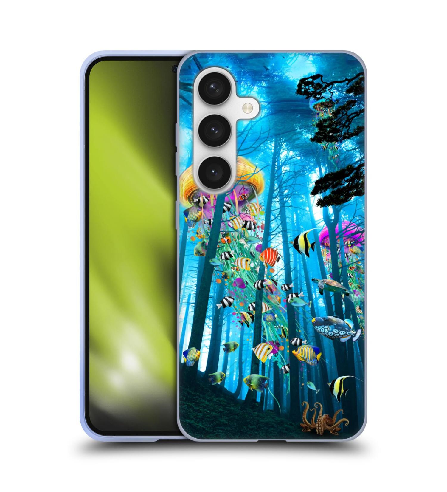 Head Case Designs Officially Licensed Dave Loblaw Electric Jellyfish In A Mist Jellyfish Soft Gel Case Compatible With Samsung Galaxy S24 5G Samsung Galaxy S24 5G Electric Jellyfish In A Mist - Buy Online on GoSupps.com