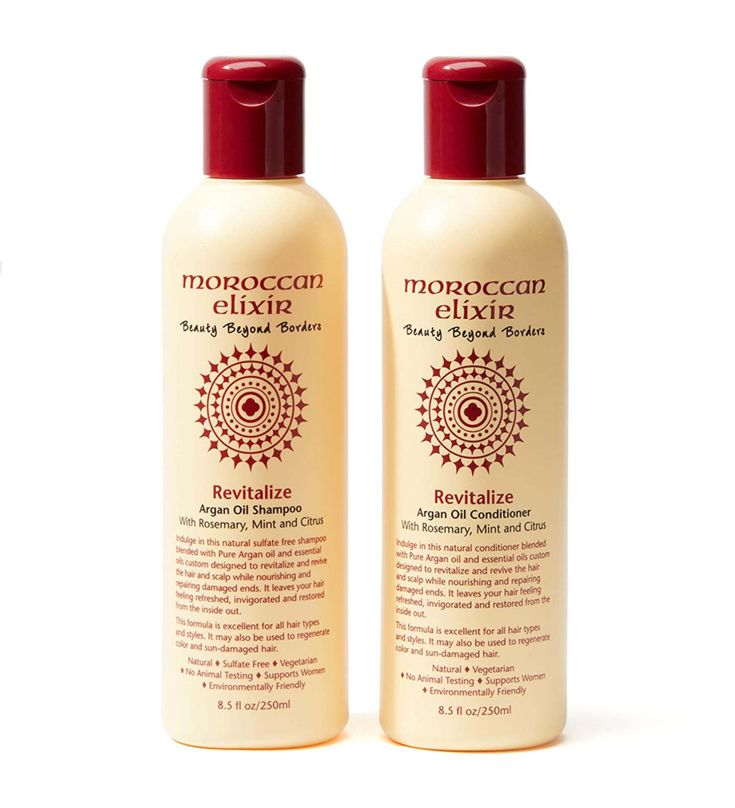 Revitalize Argan Shampoo & Conditioner Set for Women | Antioxidant-Enriched Hair Treatments | Suitable for All Skin Types | 805 fl oz - Shop Now - Buy Online on GoSupps.com