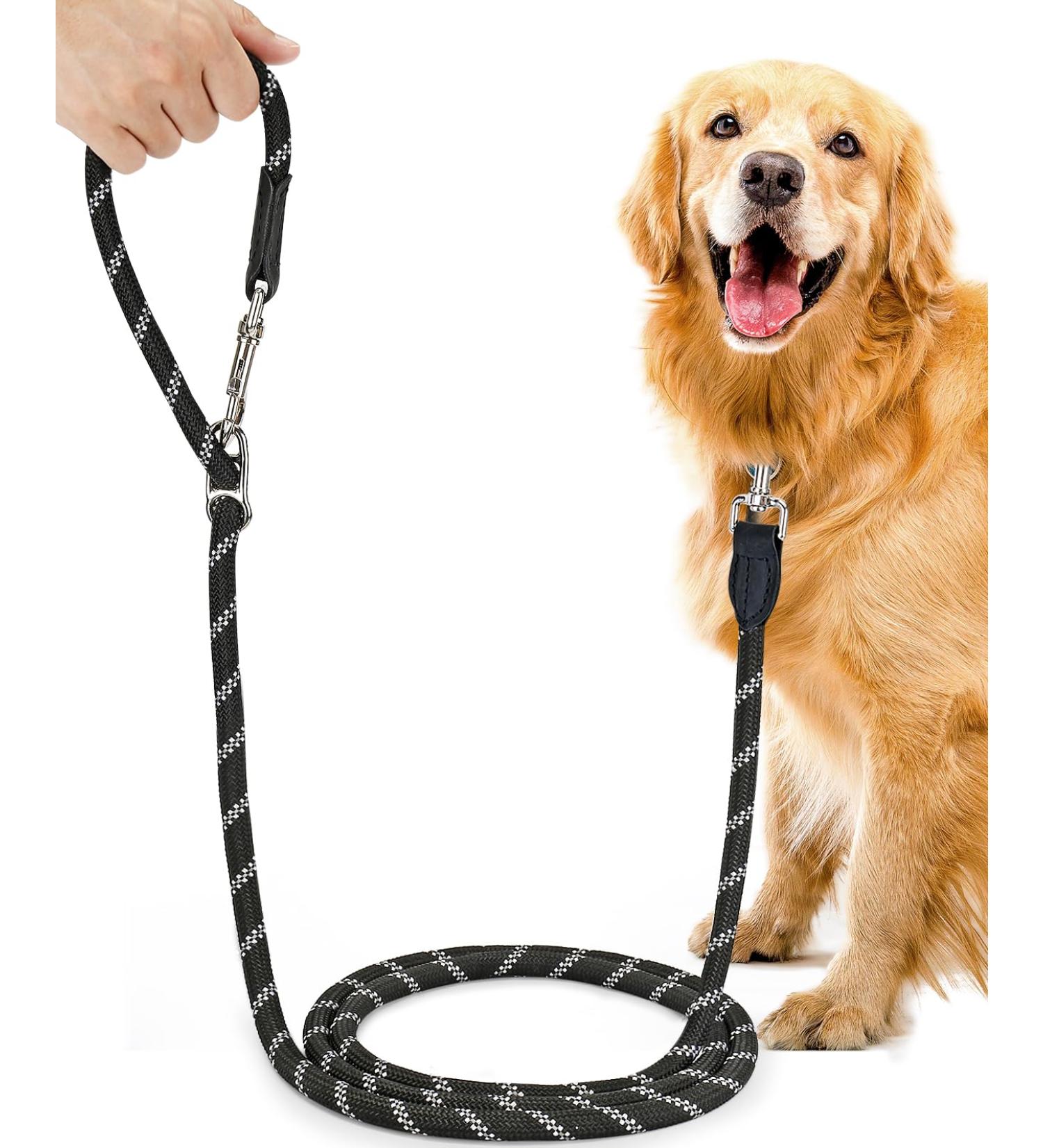 Onisall Dog Leash for Large & Medium Dogs - 3M Adjustable Nylon Reflective 200kg Strength - Ideal for Safe Walks - Buy Online on GoSupps.com